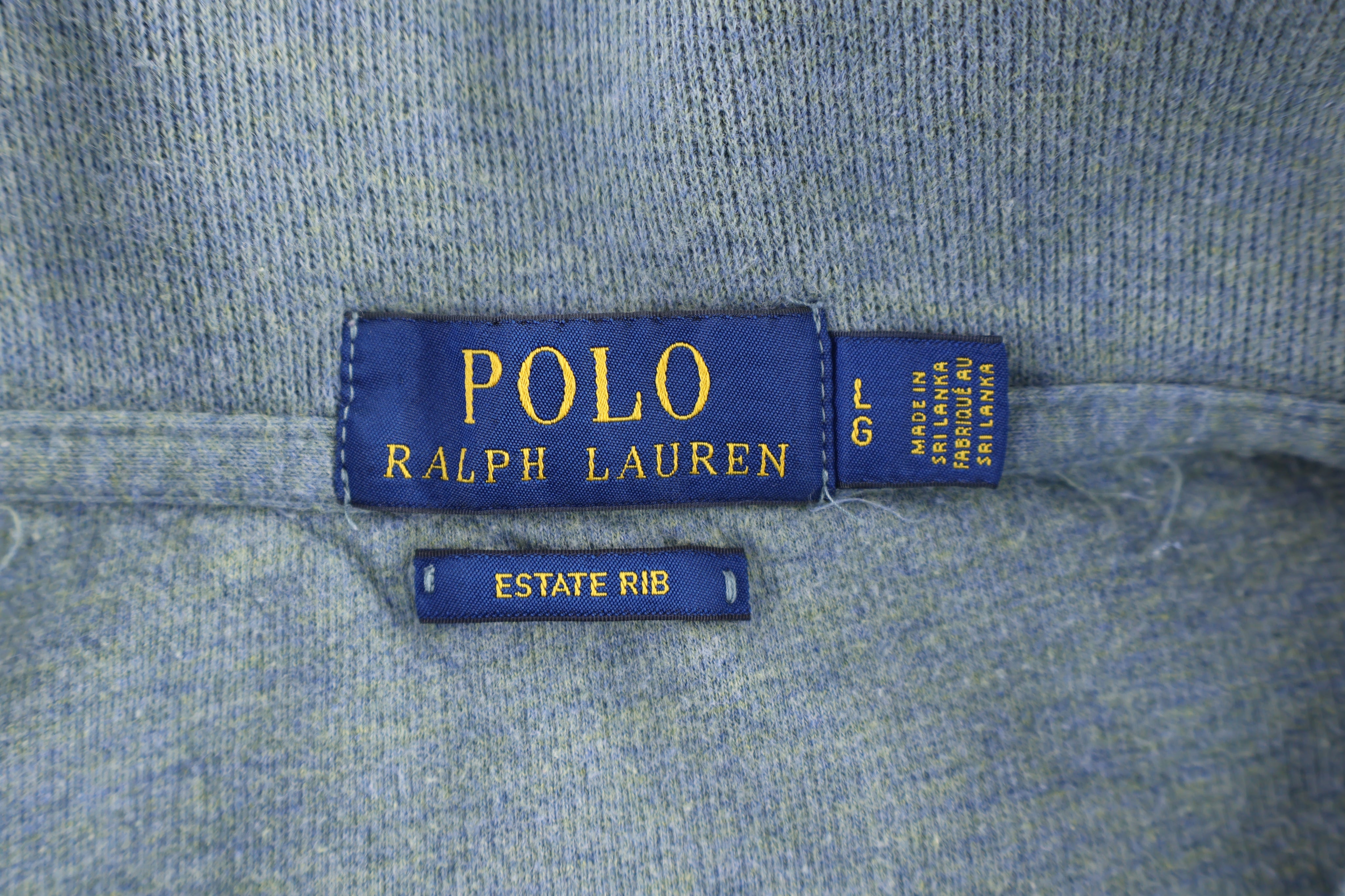 Polo Ralph Lauren Embroidered Logo Quarter Zip Sweater