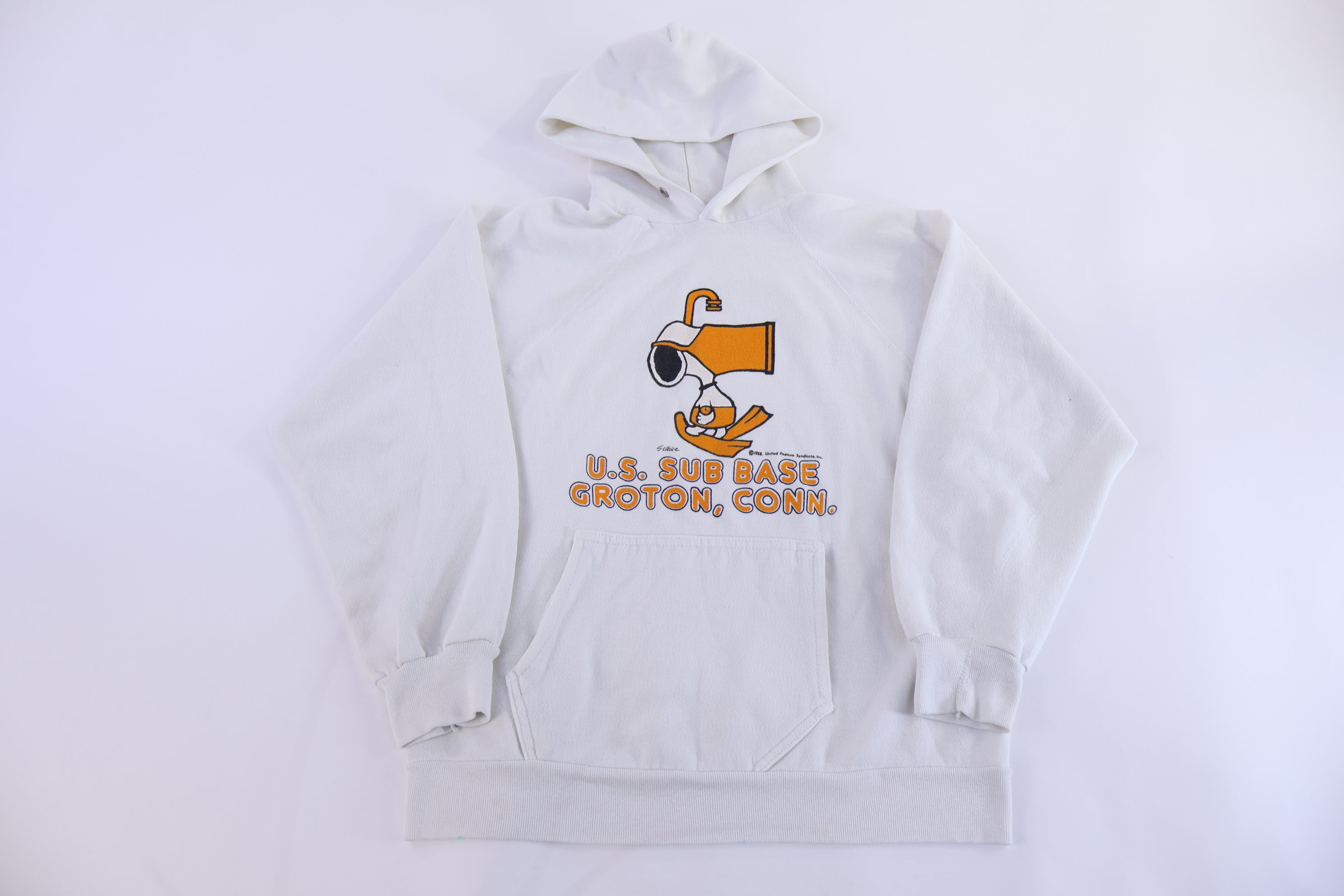 80's Snoopy U.S. Sub Base Pullover Hoodie
