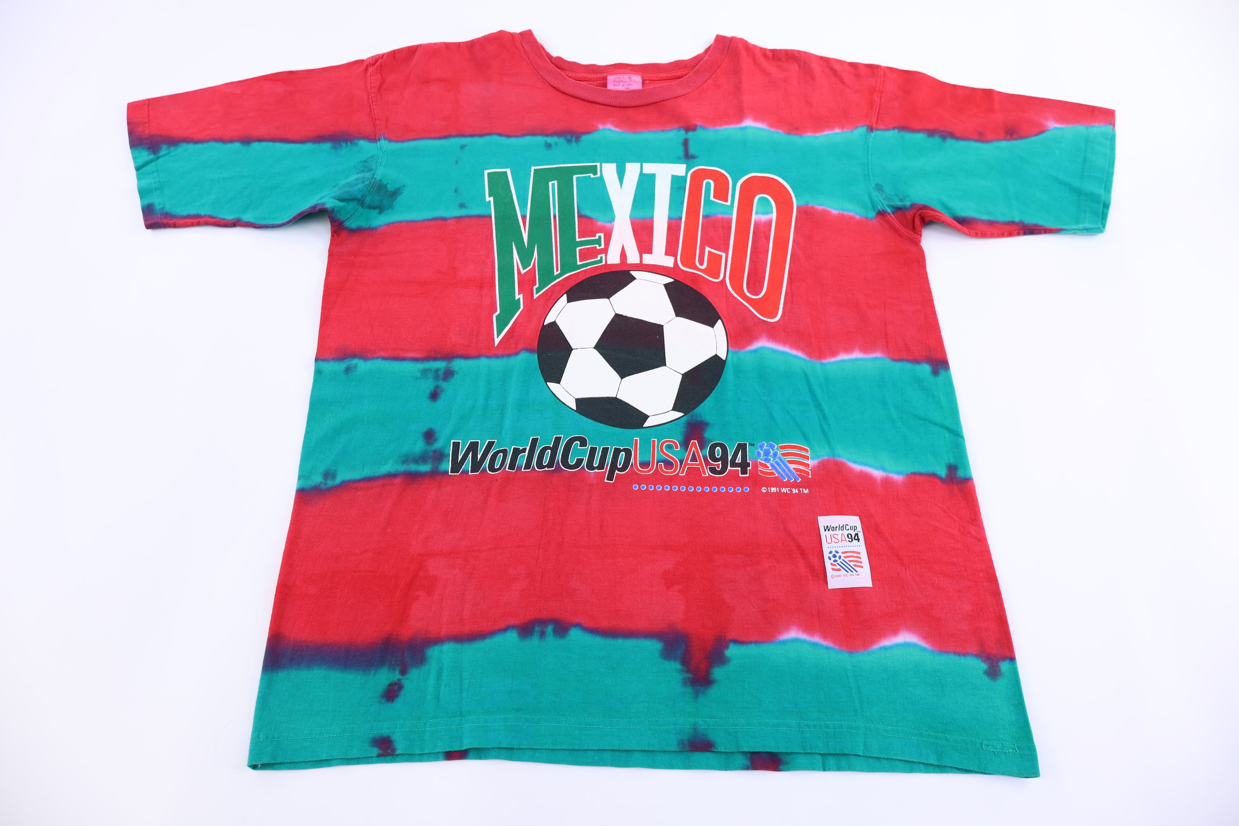 1994 Mexico Soccer World Cup USA Multicolor T-shirt