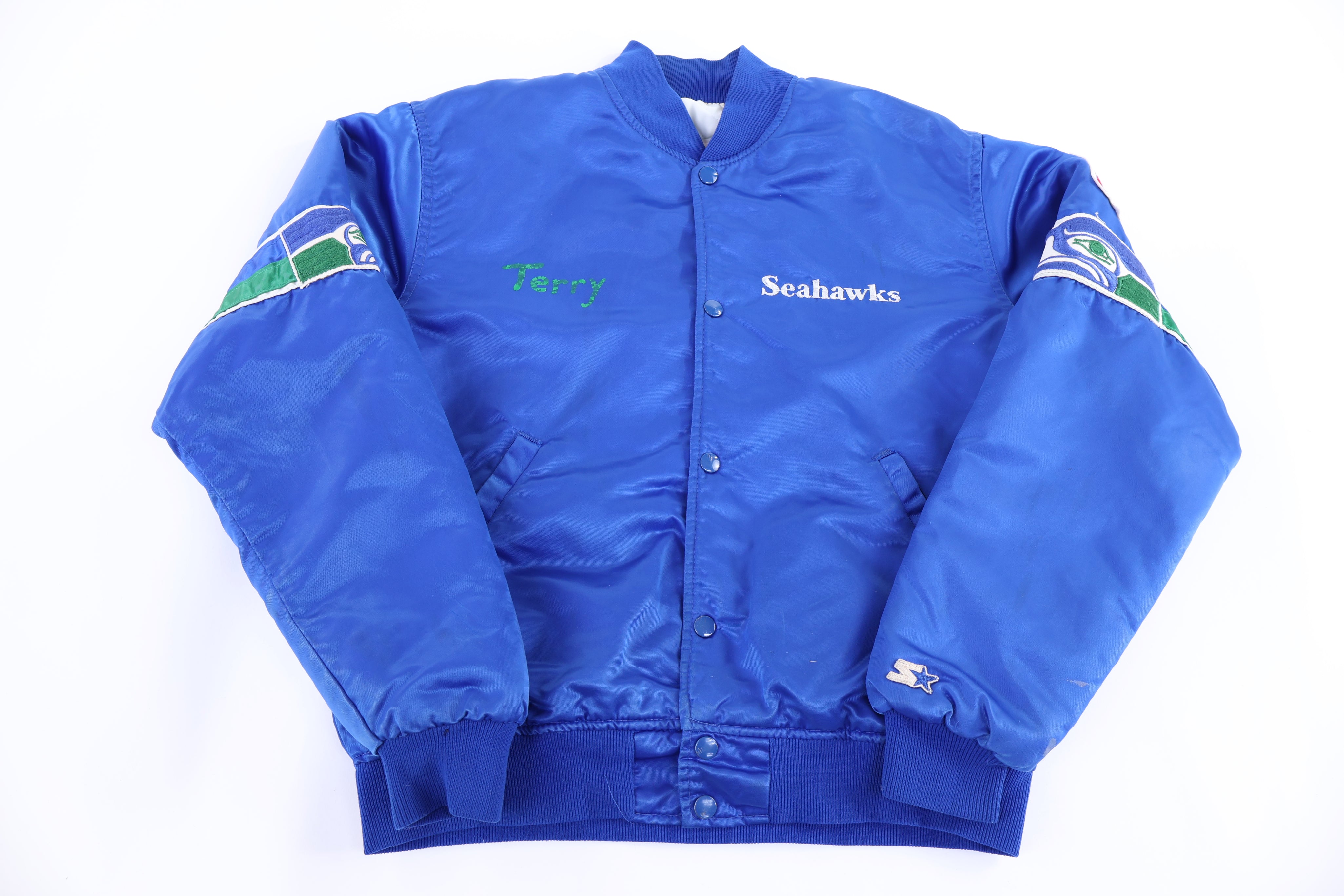 90's Seattle Seahawks Football Bomber Jacket