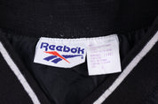 90's Reebok Embroidered Logo Black Pullover Windbreaker