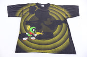 1992 Marvin The Martian Bullseye All Over Graphic T-shirt