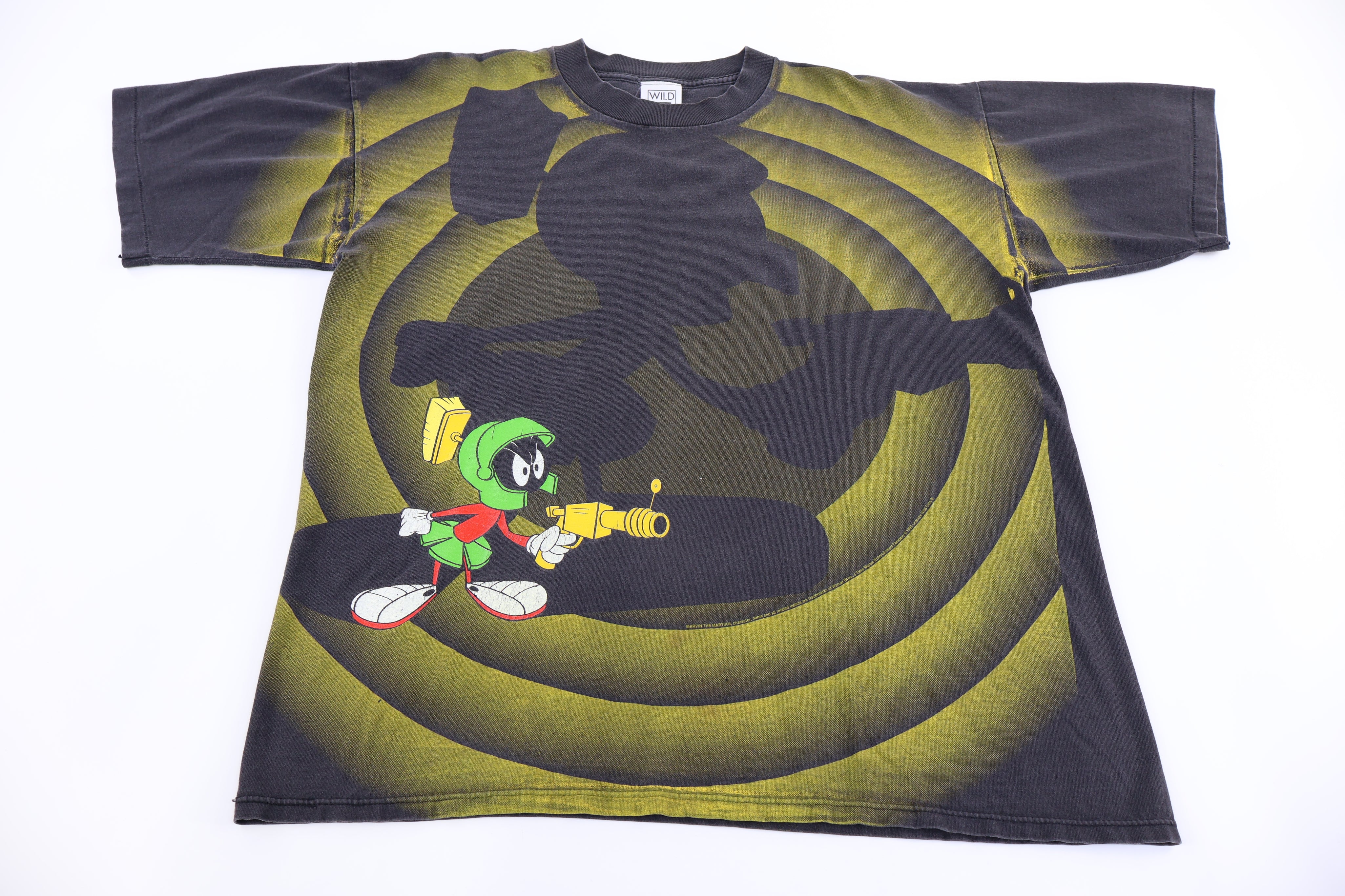 1992 Marvin The Martian Bullseye All Over Graphic T-shirt
