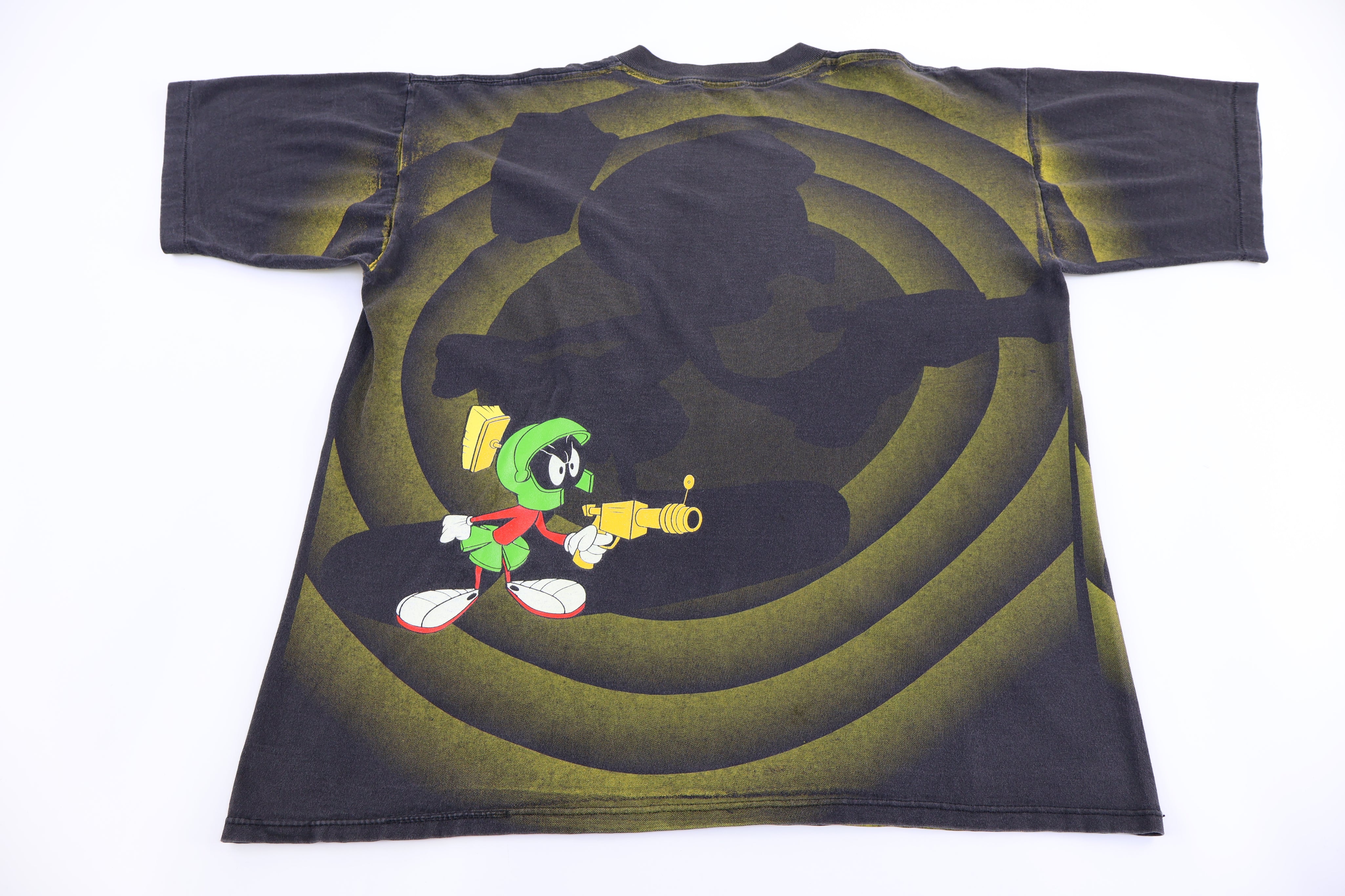 1992 Marvin The Martian Bullseye All Over Graphic T-shirt