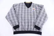 Vintage Pittsburgh Steelers Football Reversible Pullover Windbreaker