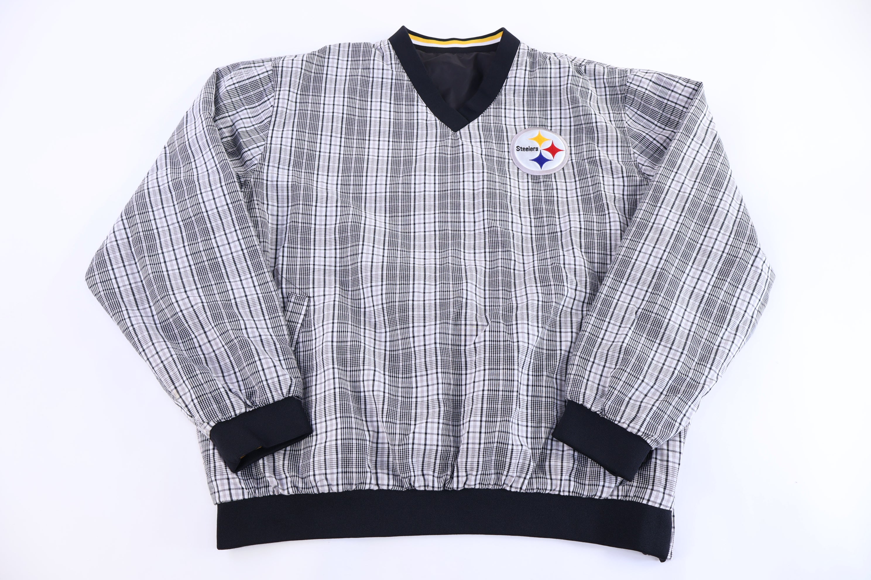Vintage Pittsburgh Steelers Football Reversible Pullover Windbreaker