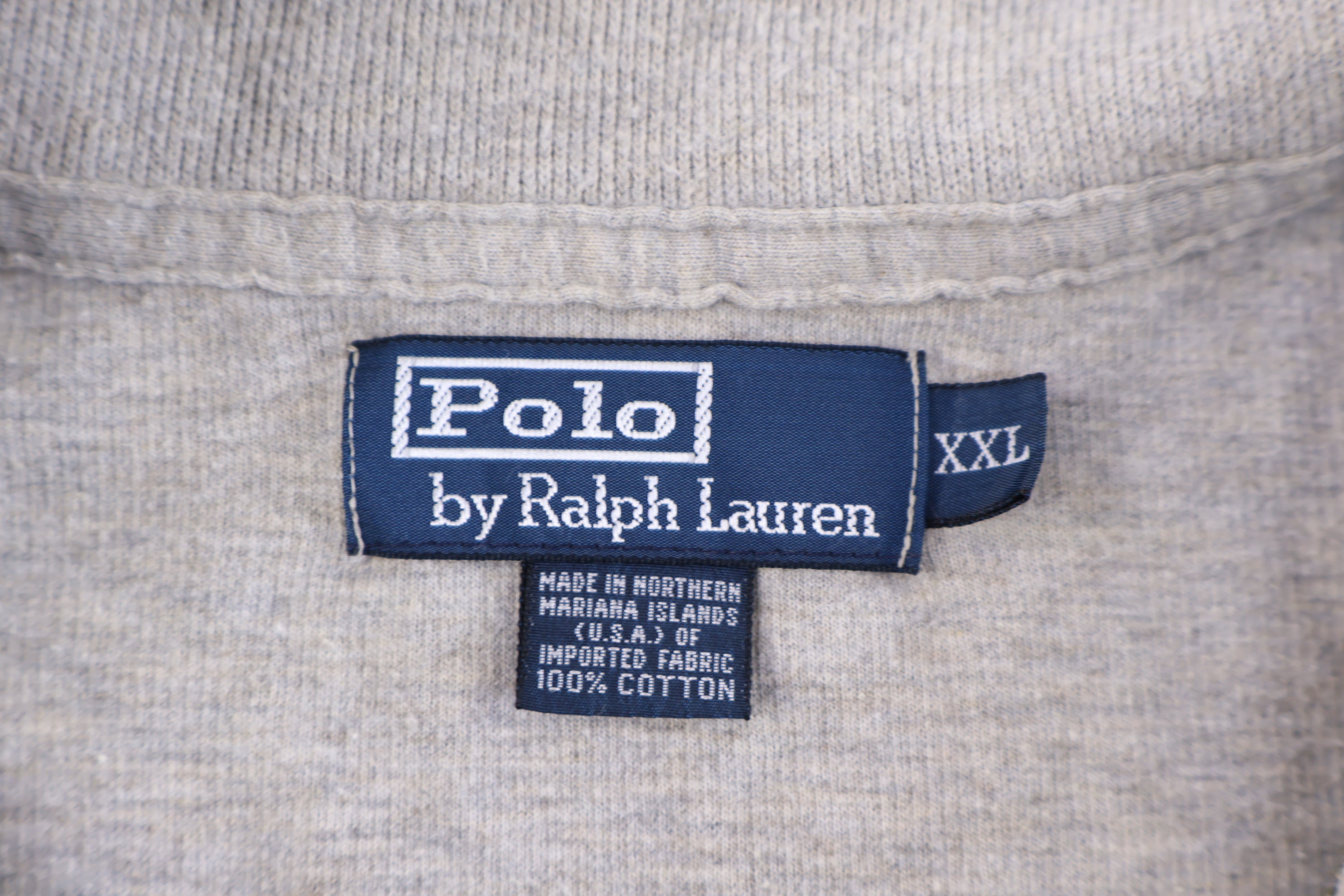 Polo by Ralph Lauren Embroidered Logo Grey Pullover