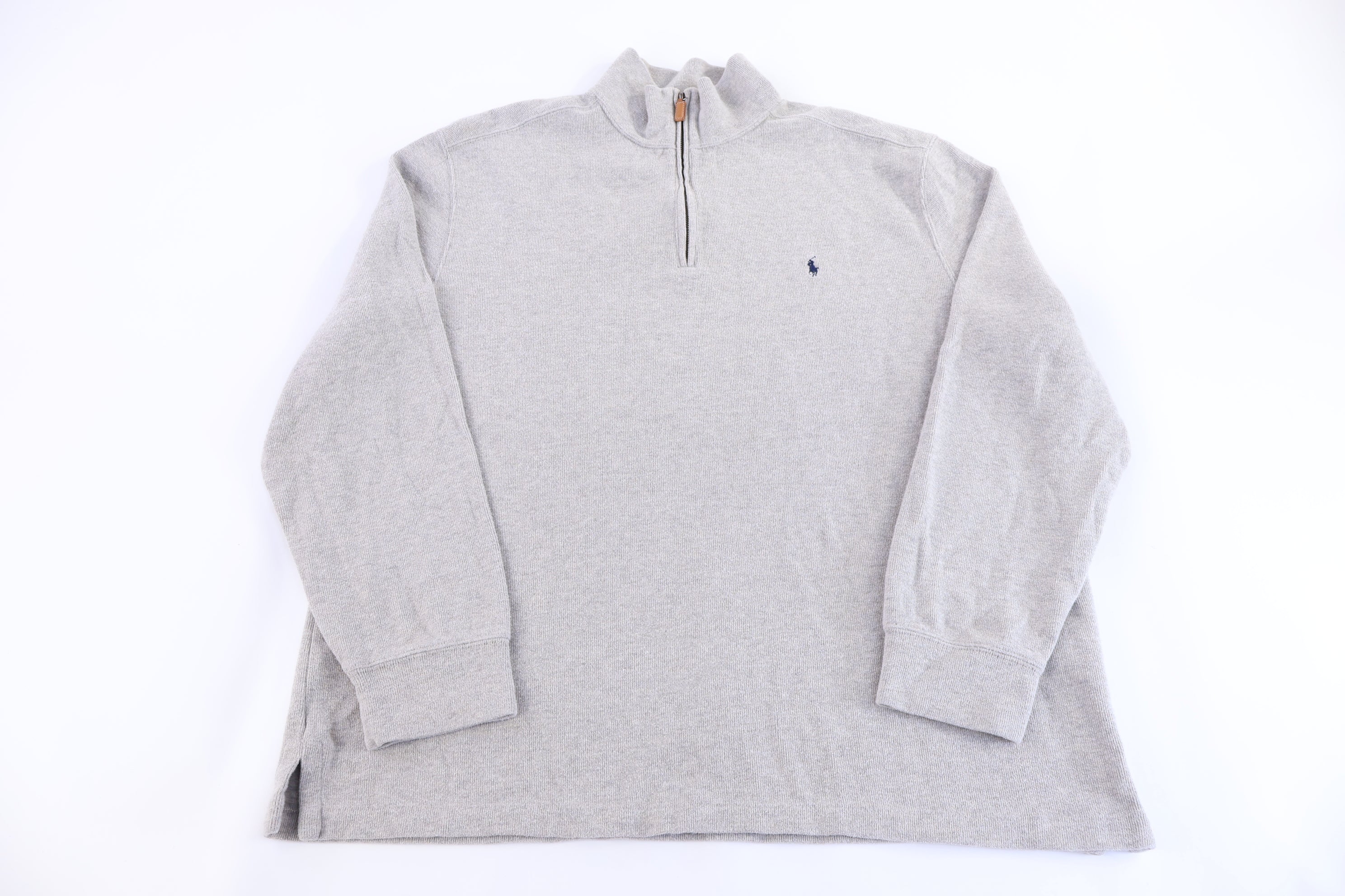 Polo by Ralph Lauren Embroidered Logo Grey Pullover
