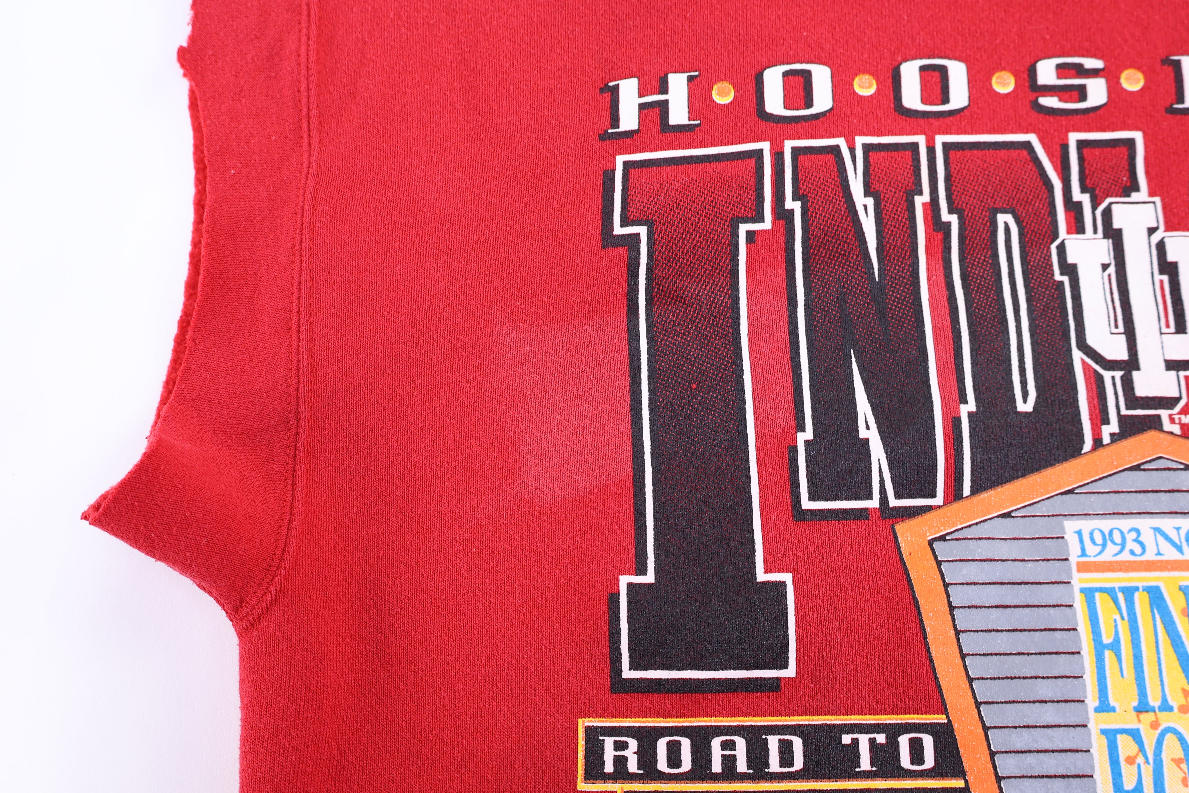 1993 Indiana Hoosiers NCAA Finals Cut Off Sweater