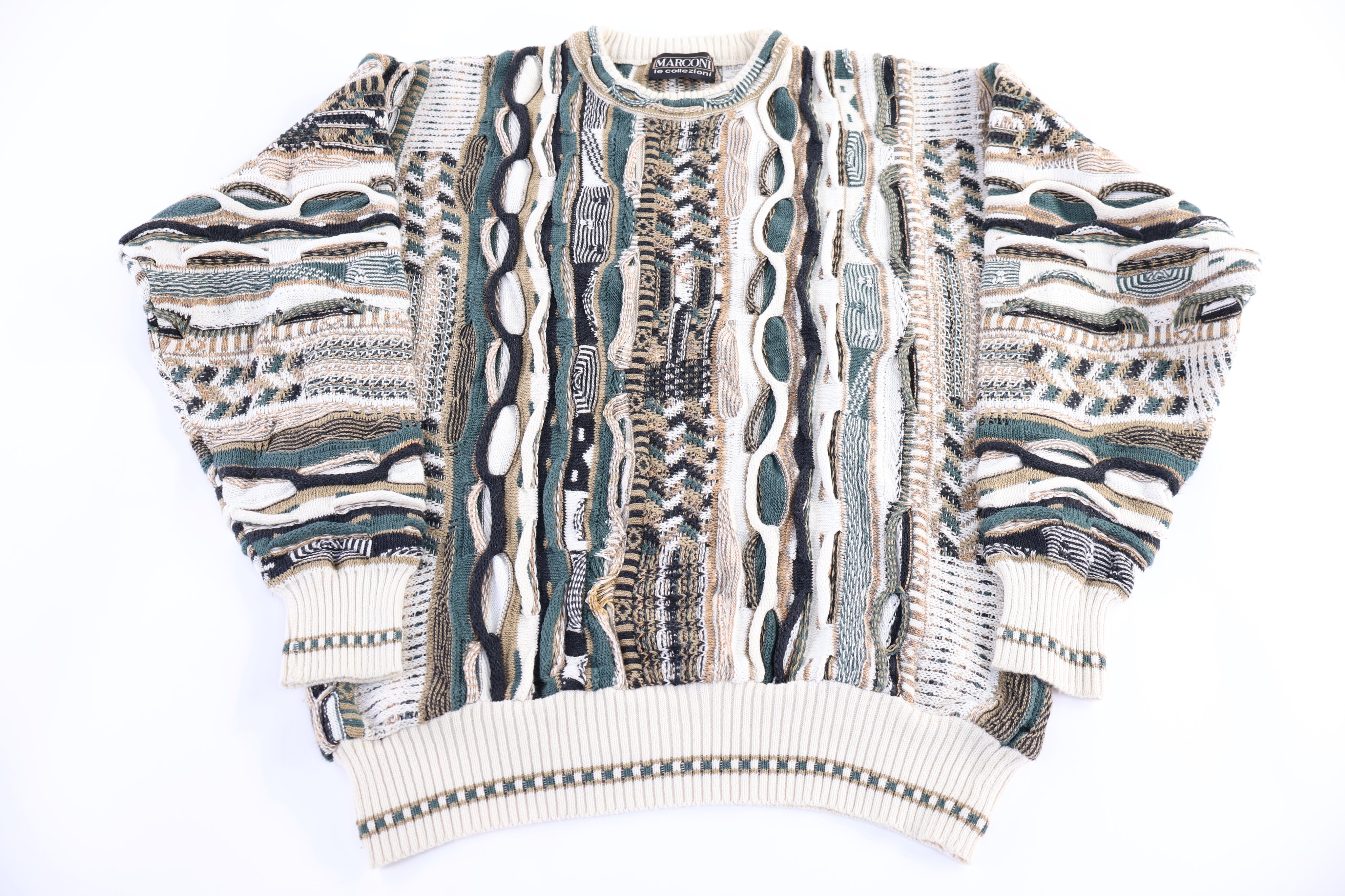 90's Marconi Multicolor Knit Sweater