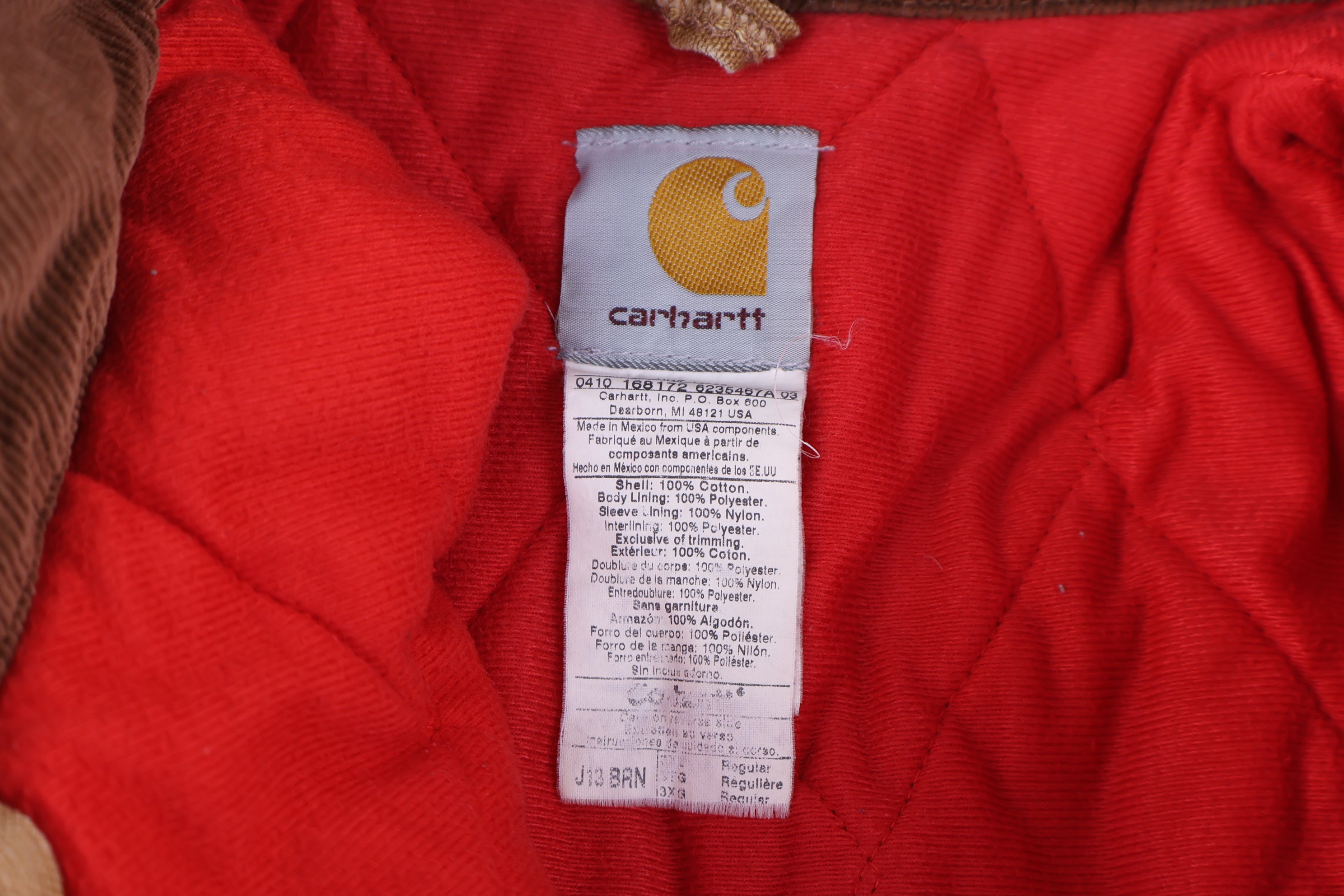 Carhartt Logo Patch Tan Santa Fe Jacket