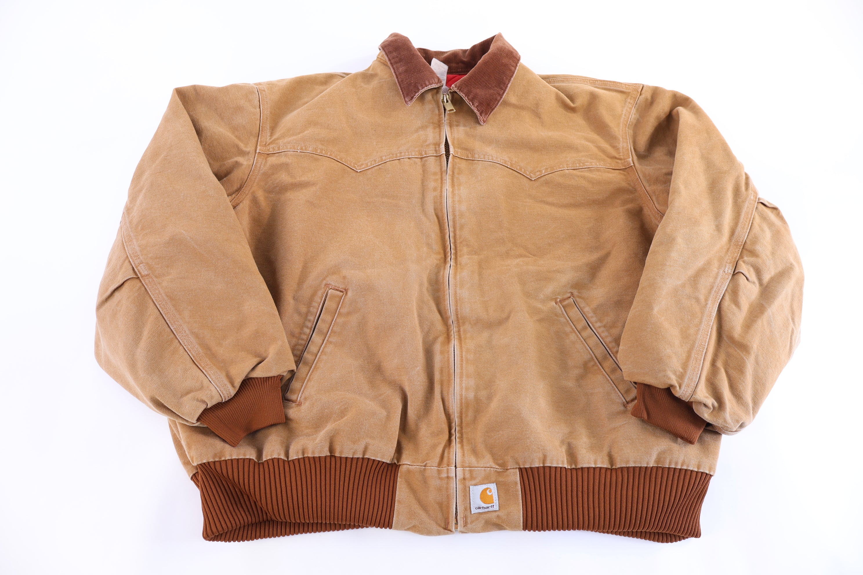 Carhartt Logo Patch Tan Santa Fe Jacket