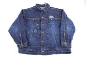 Vintage Rocawear Dark Wash Denim Trucker Jacket