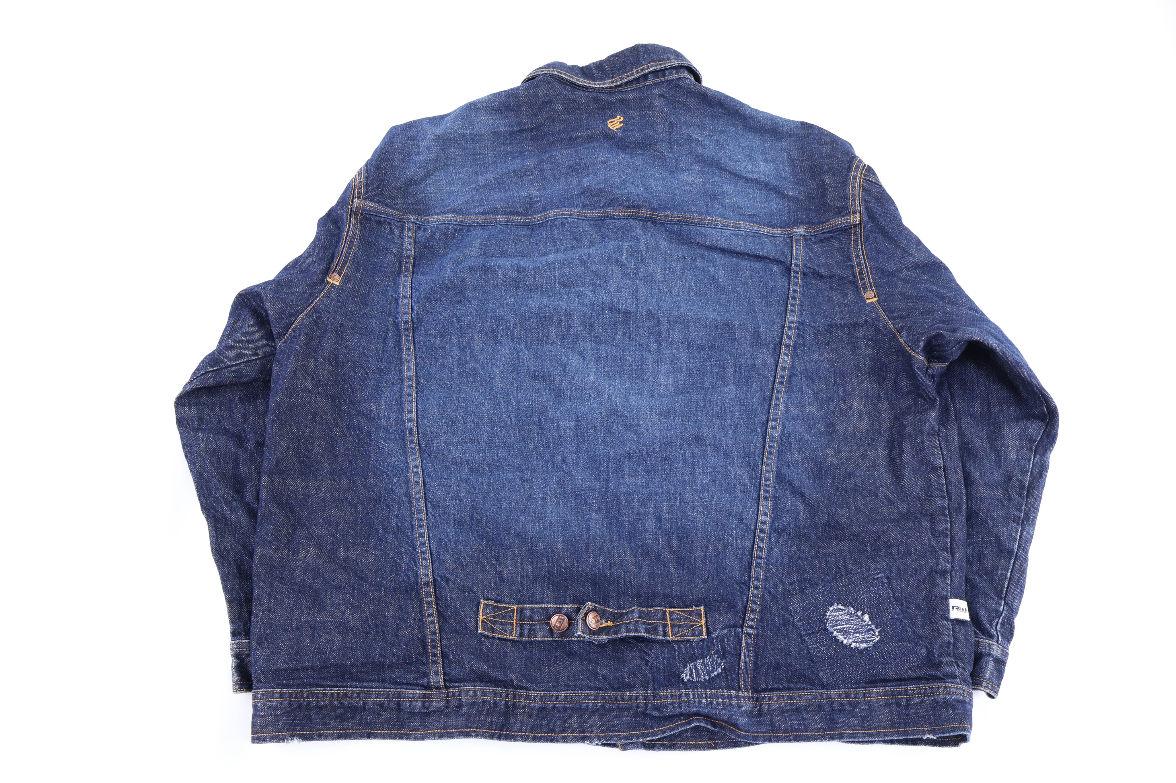 Vintage Rocawear Dark Wash Denim Trucker Jacket