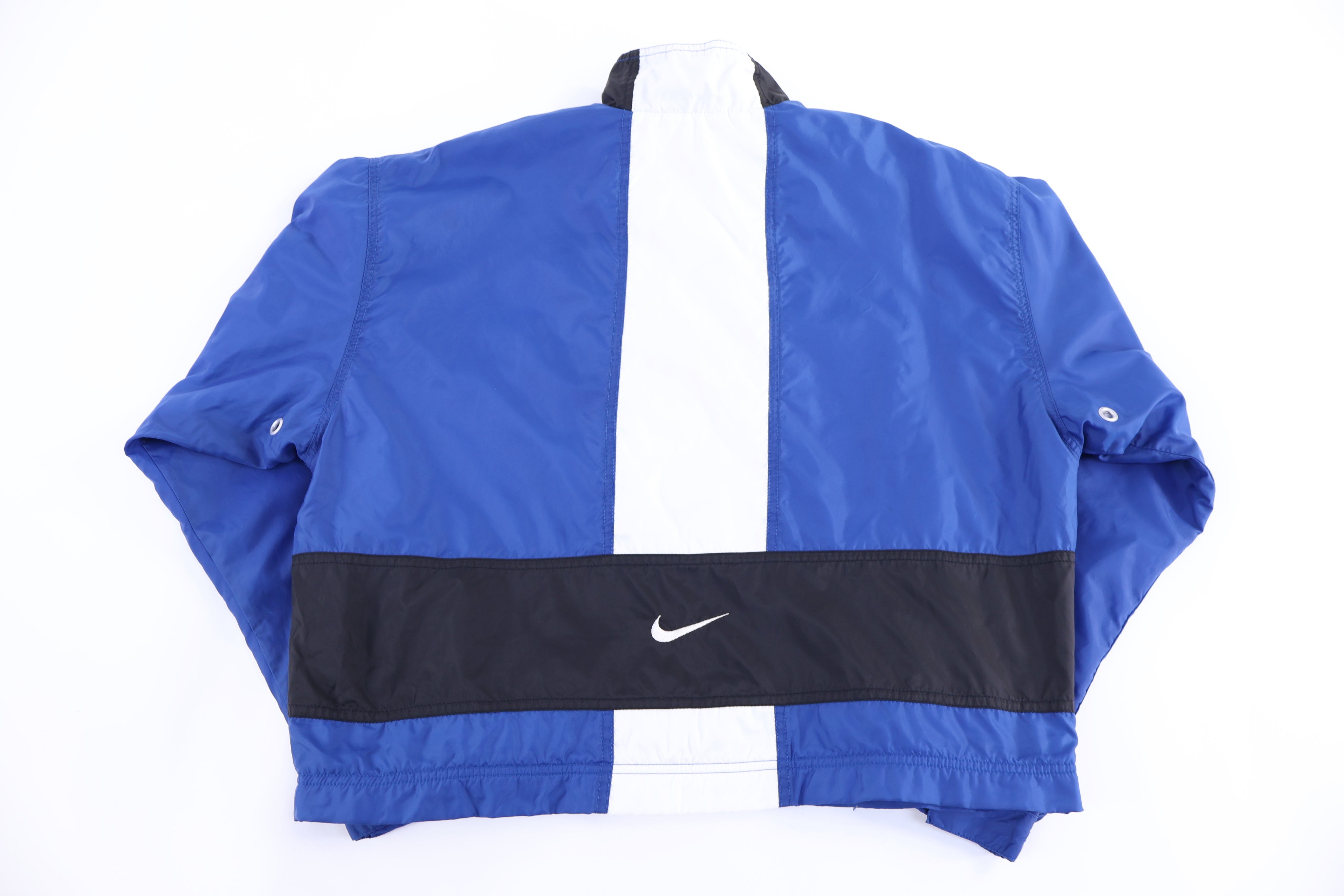 Women's 90's Nike Embroidered Logo Multicolor Full Zip Windbreaker