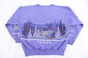 1991 Lifestyles Nature Winter Scheme Graphic Sweatshirt