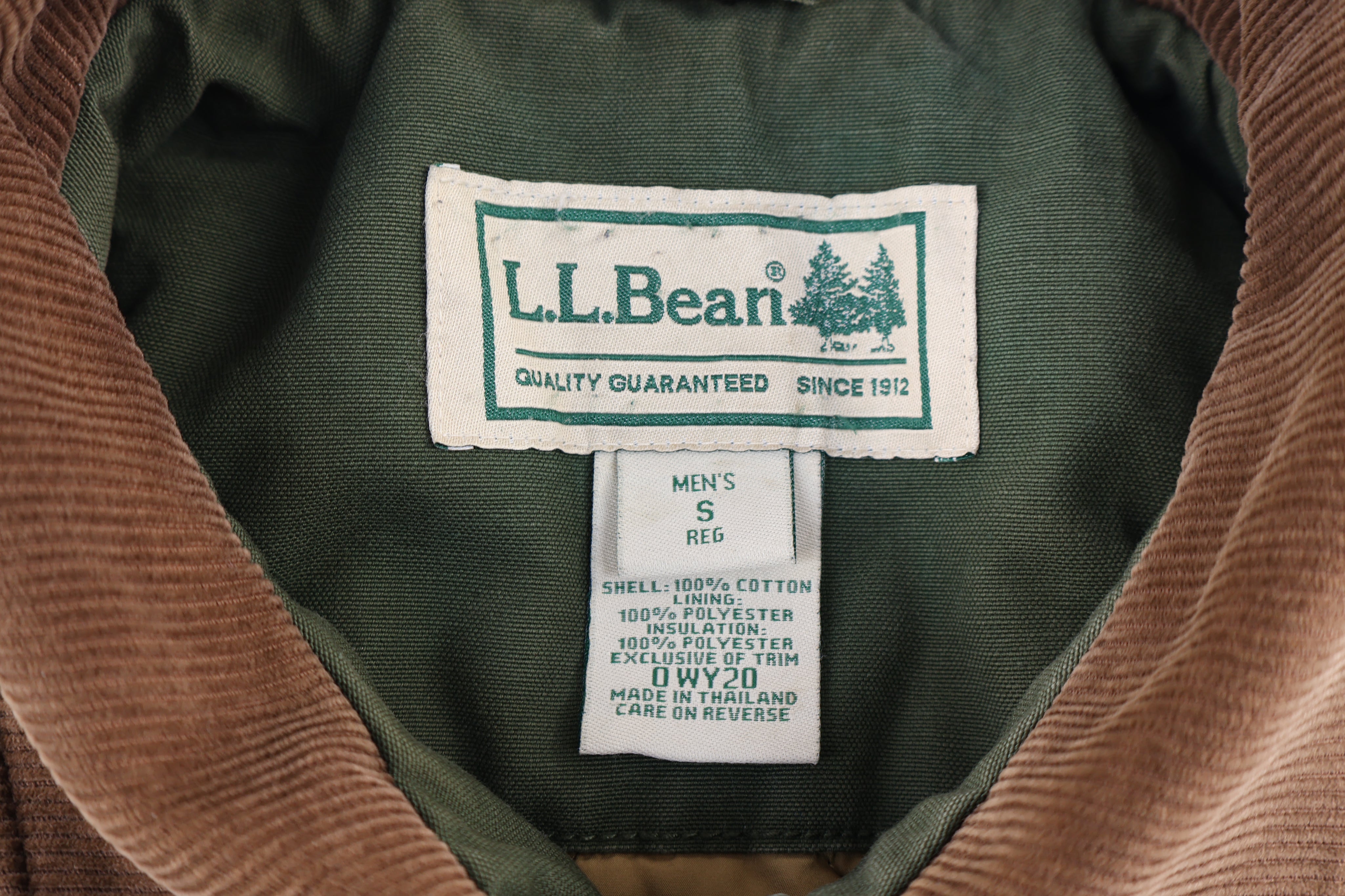 Vintage L.L. Bean Olive Green Coat