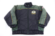 Vintage Green Bay Packers Football Full Zip Jacket