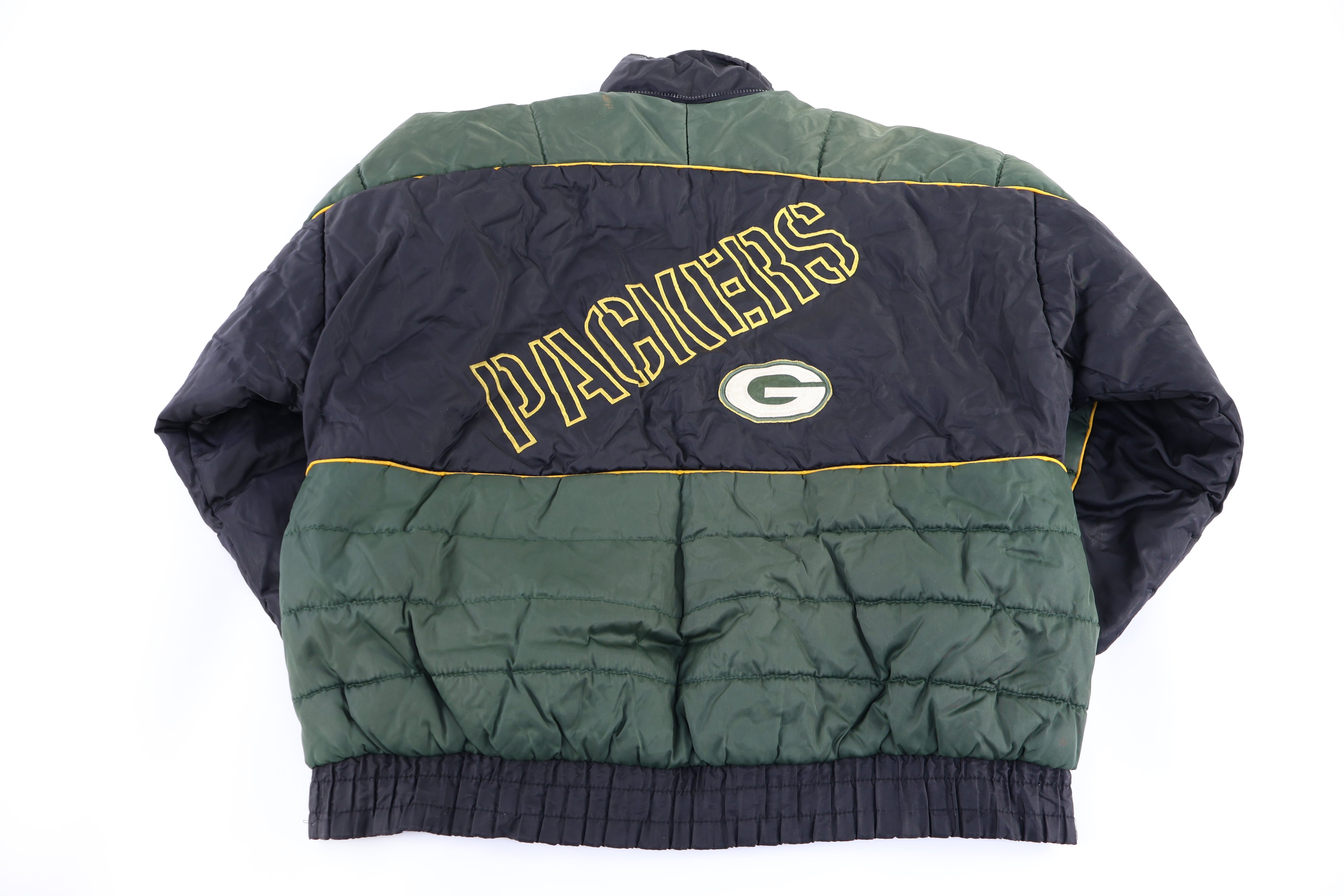Vintage Green Bay Packers Football Full Zip Jacket