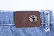 Y2K Beyond The Limit Light Wash Denim Shorts