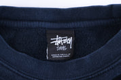 Stussy Navy Blue Pullover Sweater