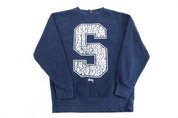 Stussy Navy Blue Pullover Sweater