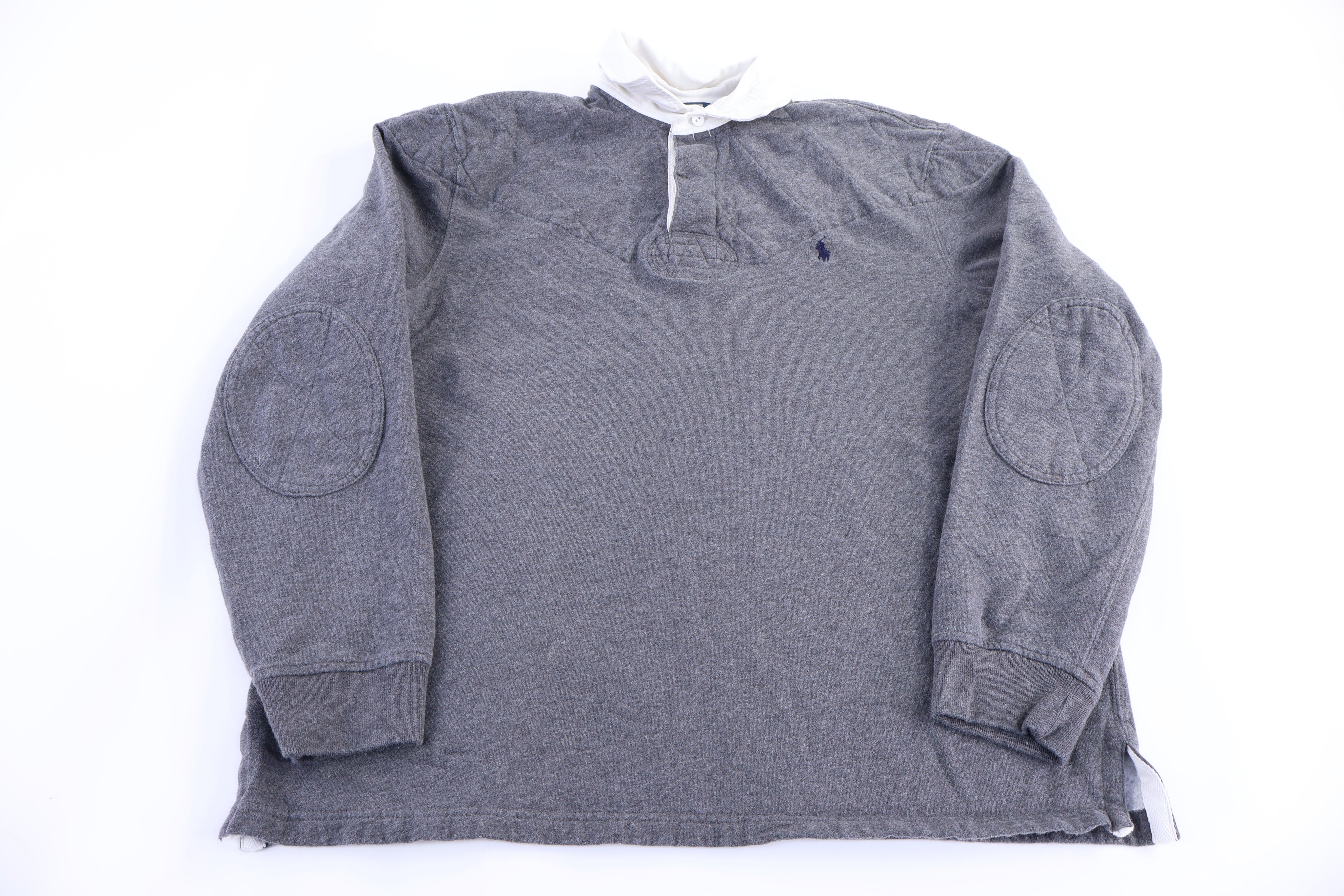 Polo by Ralph Lauren Embroidered Logo Grey LS Button Up
