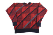90's Sehrani Multipattern Knit Sweater