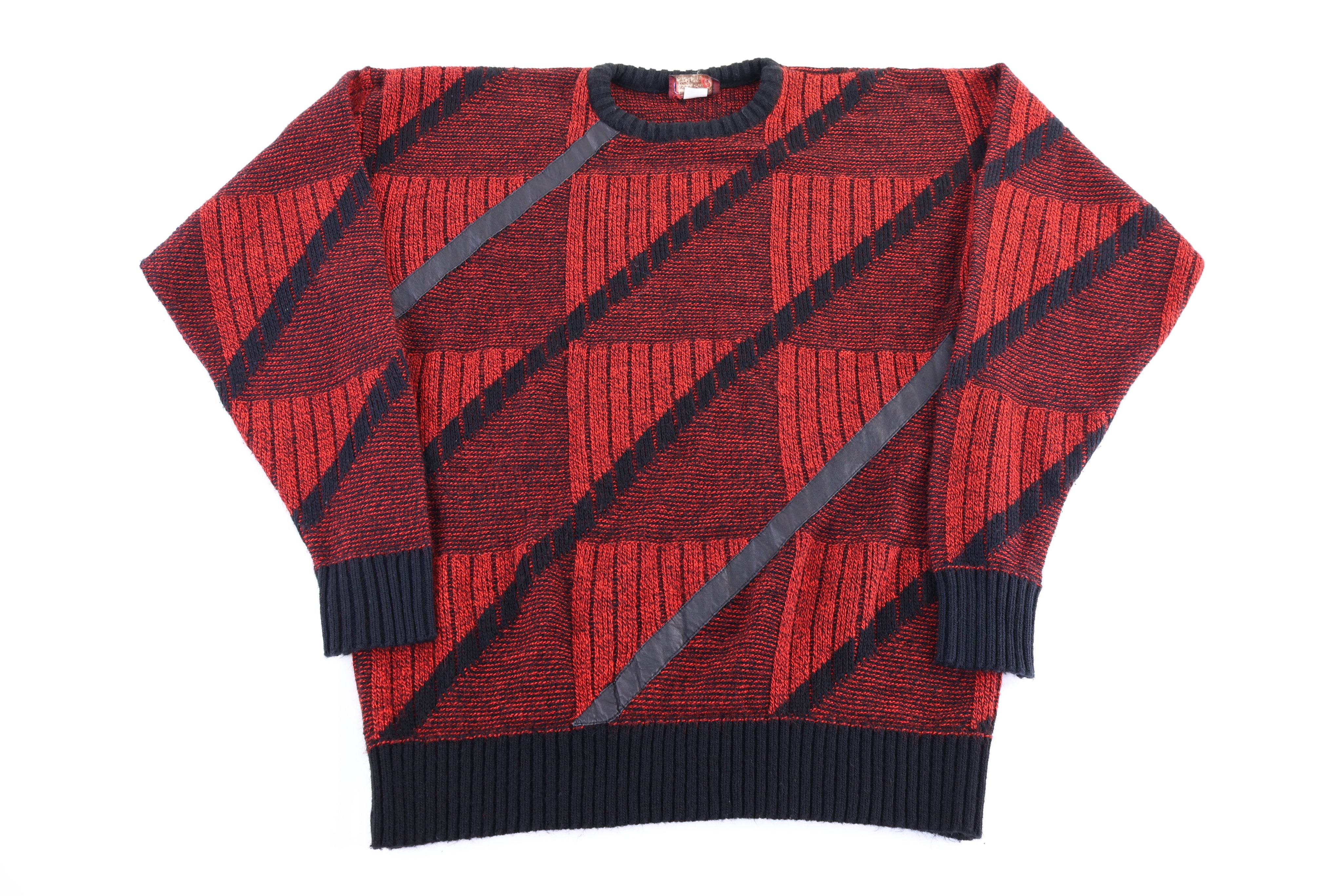 90's Sehrani Multipattern Knit Sweater