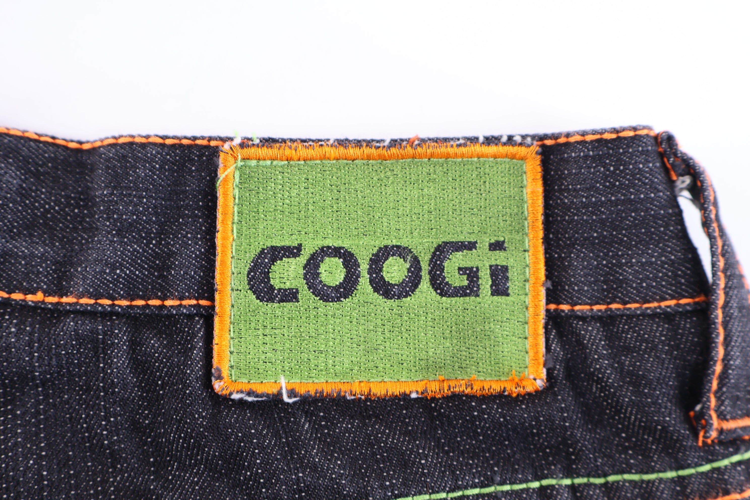 Y2K Coogi Embroidered Dark Wash Shorts