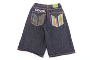 Y2K Coogi Embroidered Dark Wash Shorts