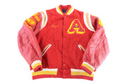 Holloway Red And Yellow Varsity Jacket