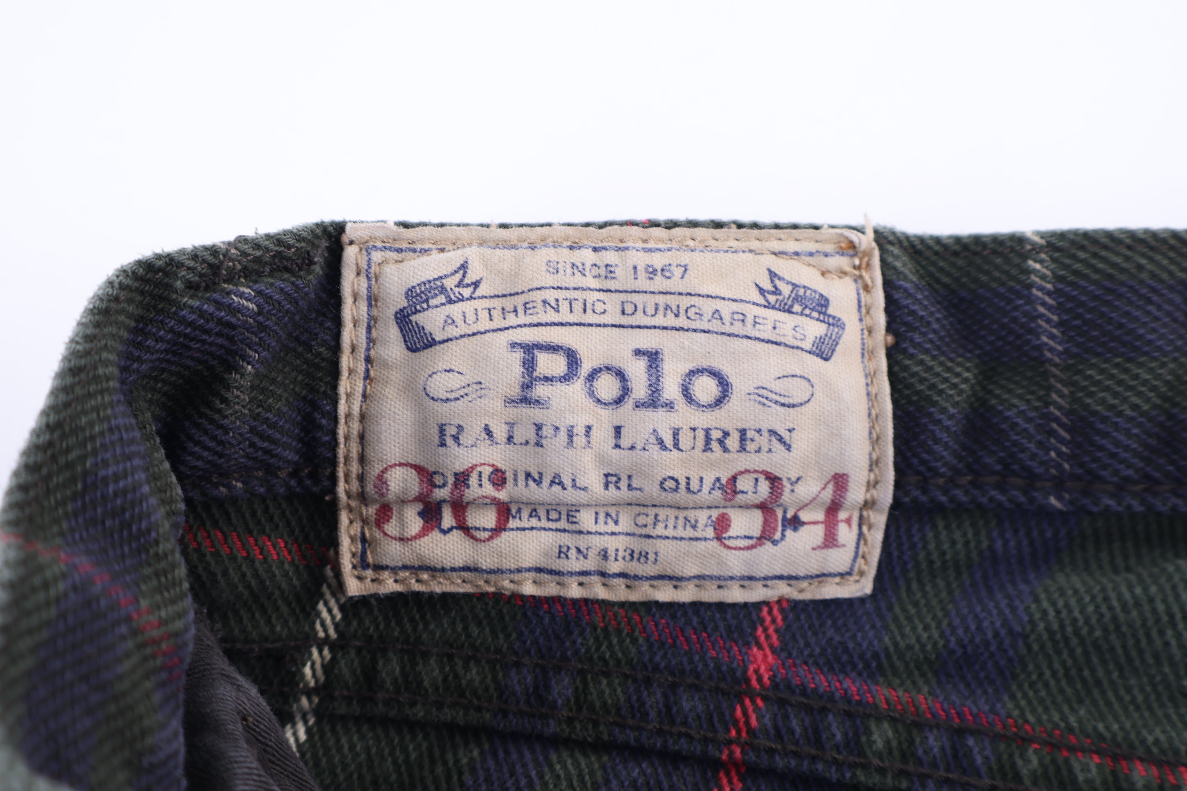 Polo Ralph Lauren Multicolor Plaid Pants