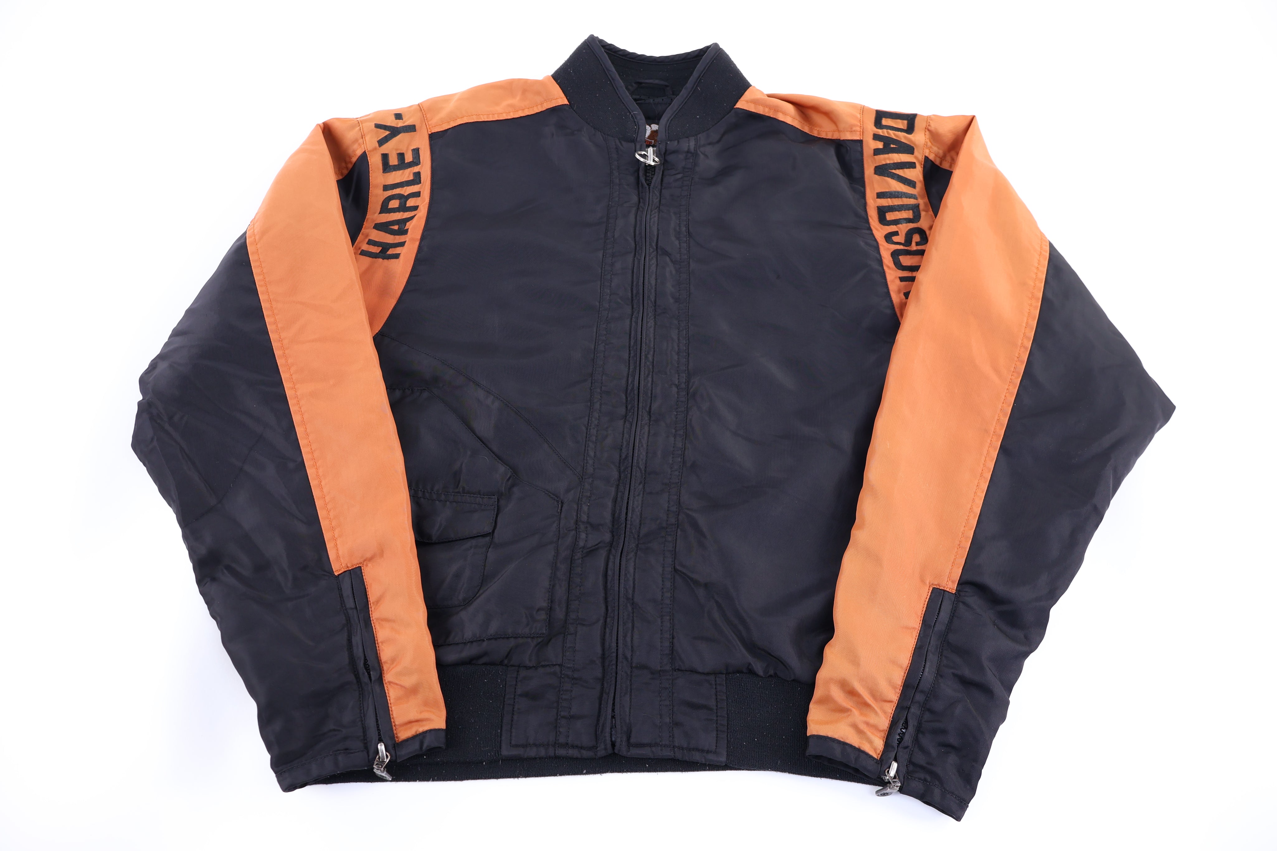 Harley Davidson Motorcycles Full Zip Biker Jacket
