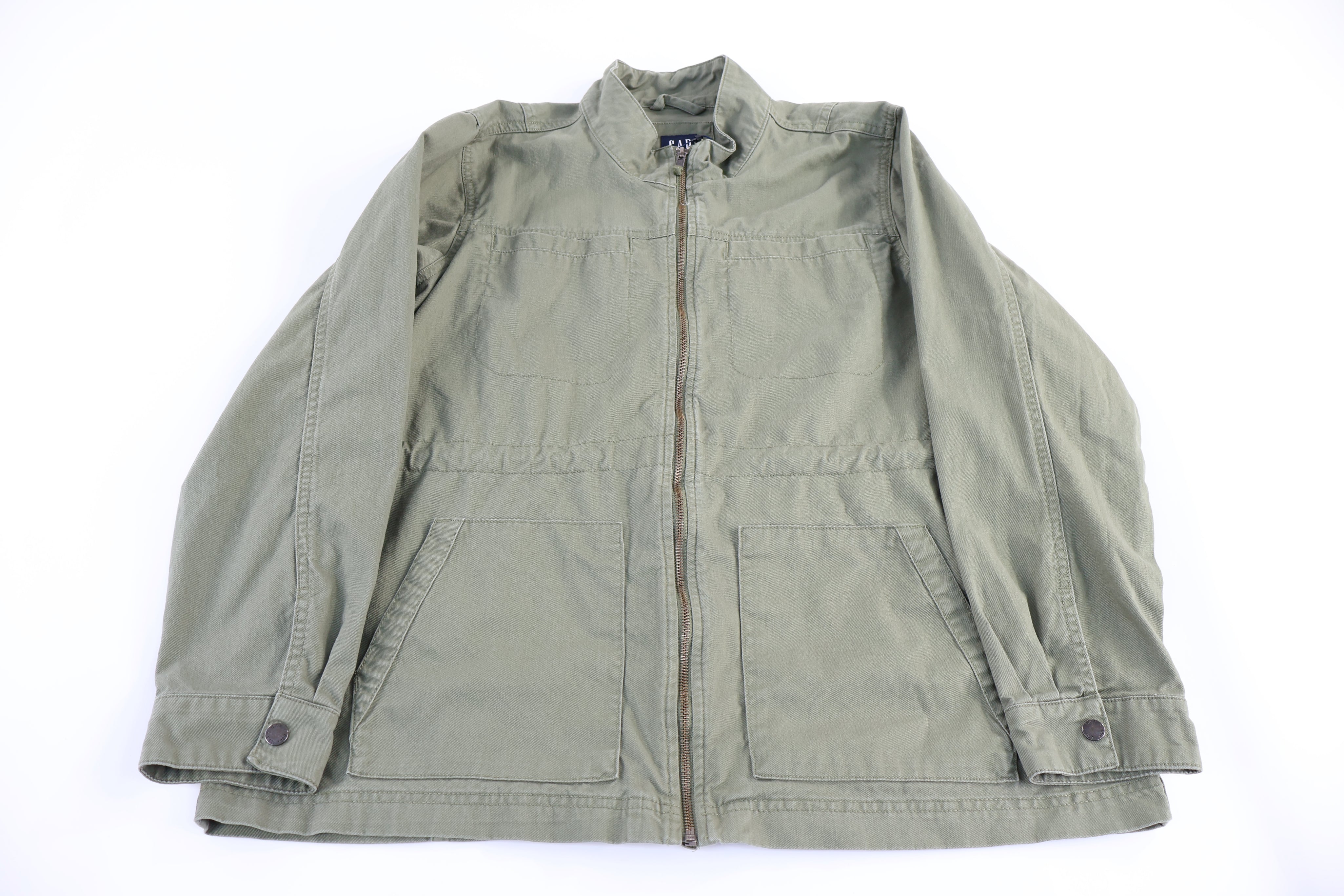 Women's GAP Olive Green Full Zip Jacket
