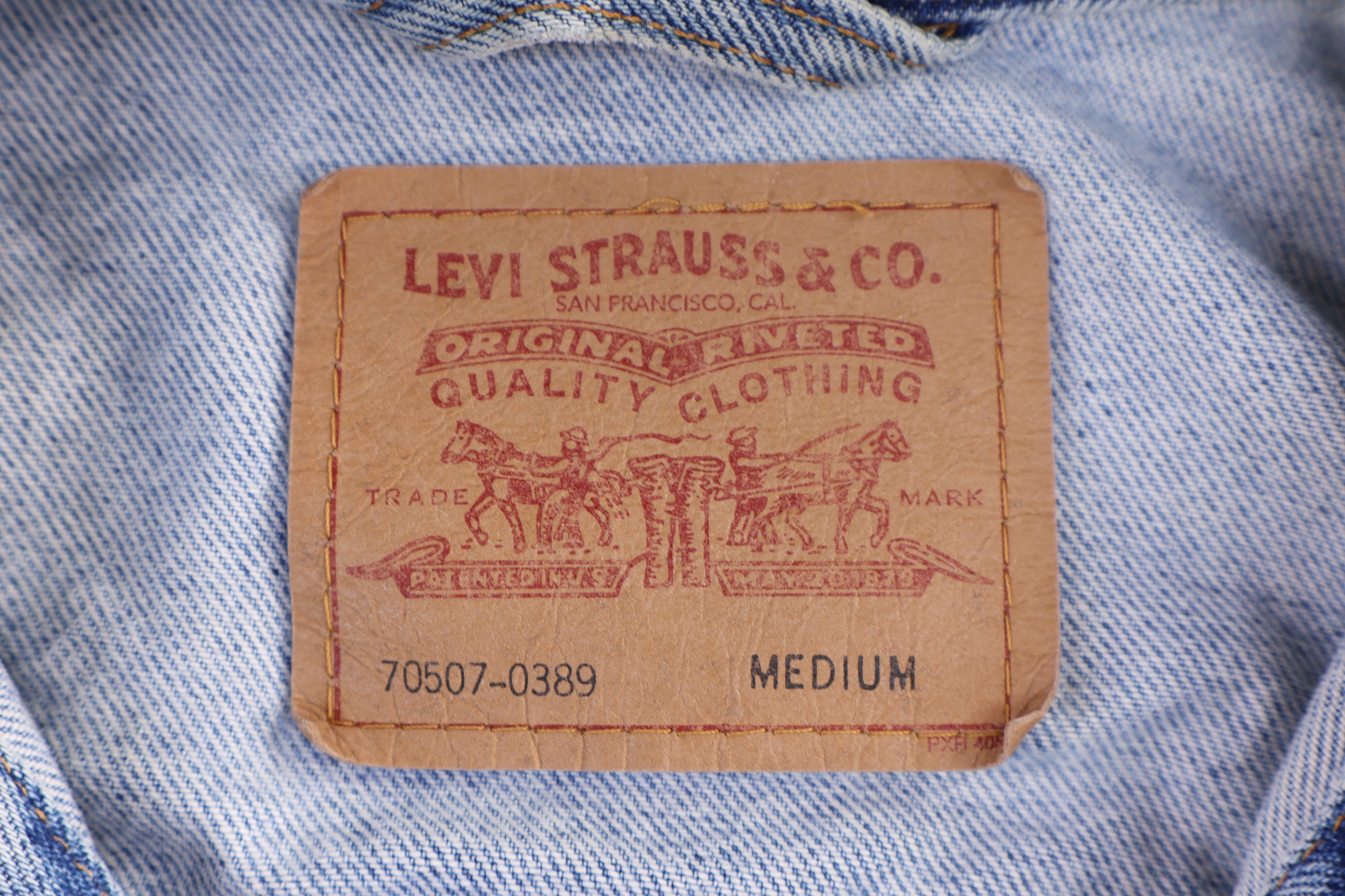 Vintage Levi's Light Wash Denim Jacket