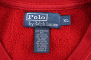 Polo by Ralph Lauren Embroidered Logo Red Sweatshirt