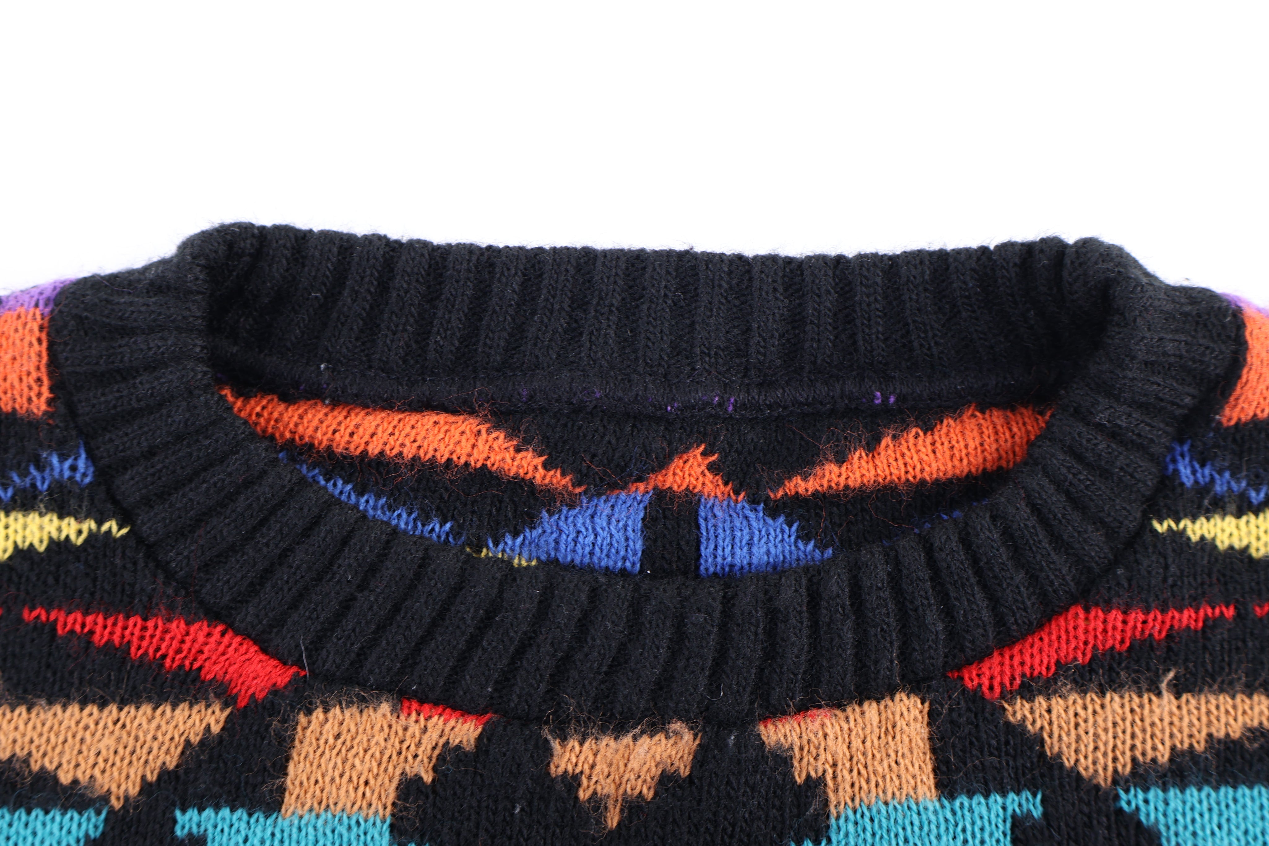 Vintage Western Aztec Pattern Knit Sweater