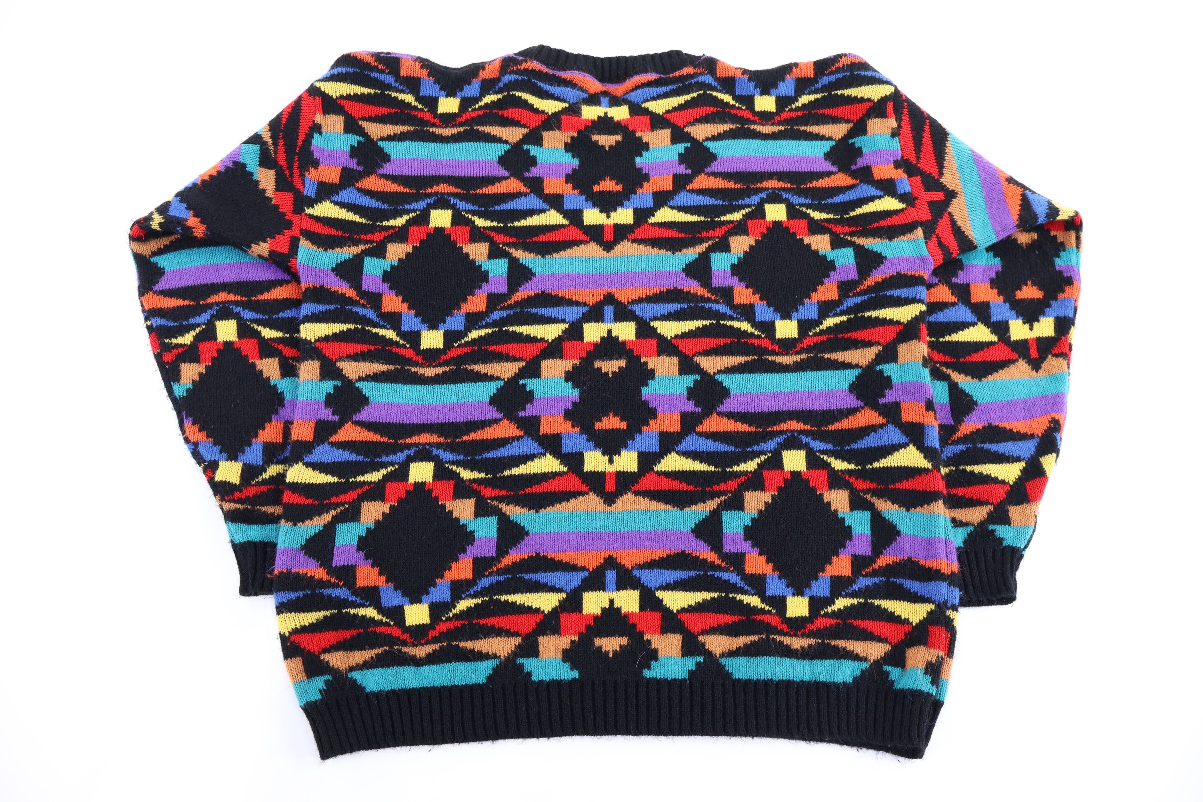 Vintage Western Aztec Pattern Knit Sweater