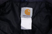 Carhartt Logo Patch Blue Full Zip Jacket