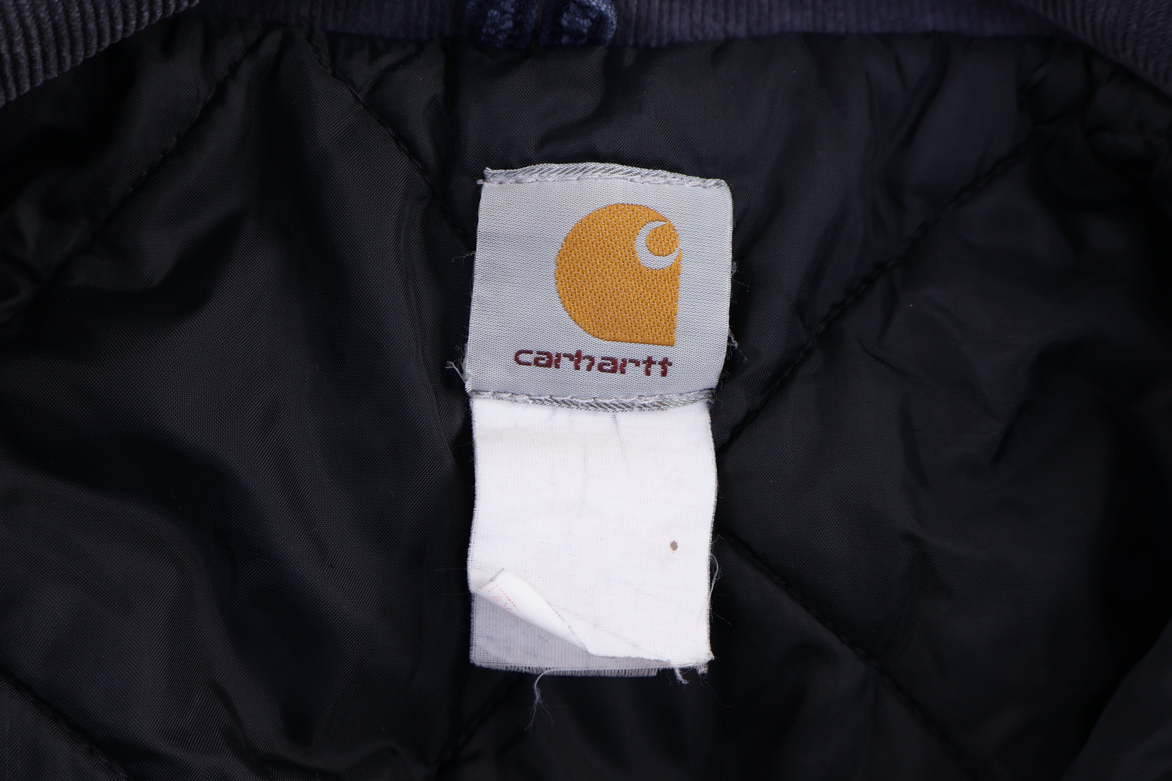 Carhartt Logo Patch Blue Full Zip Jacket