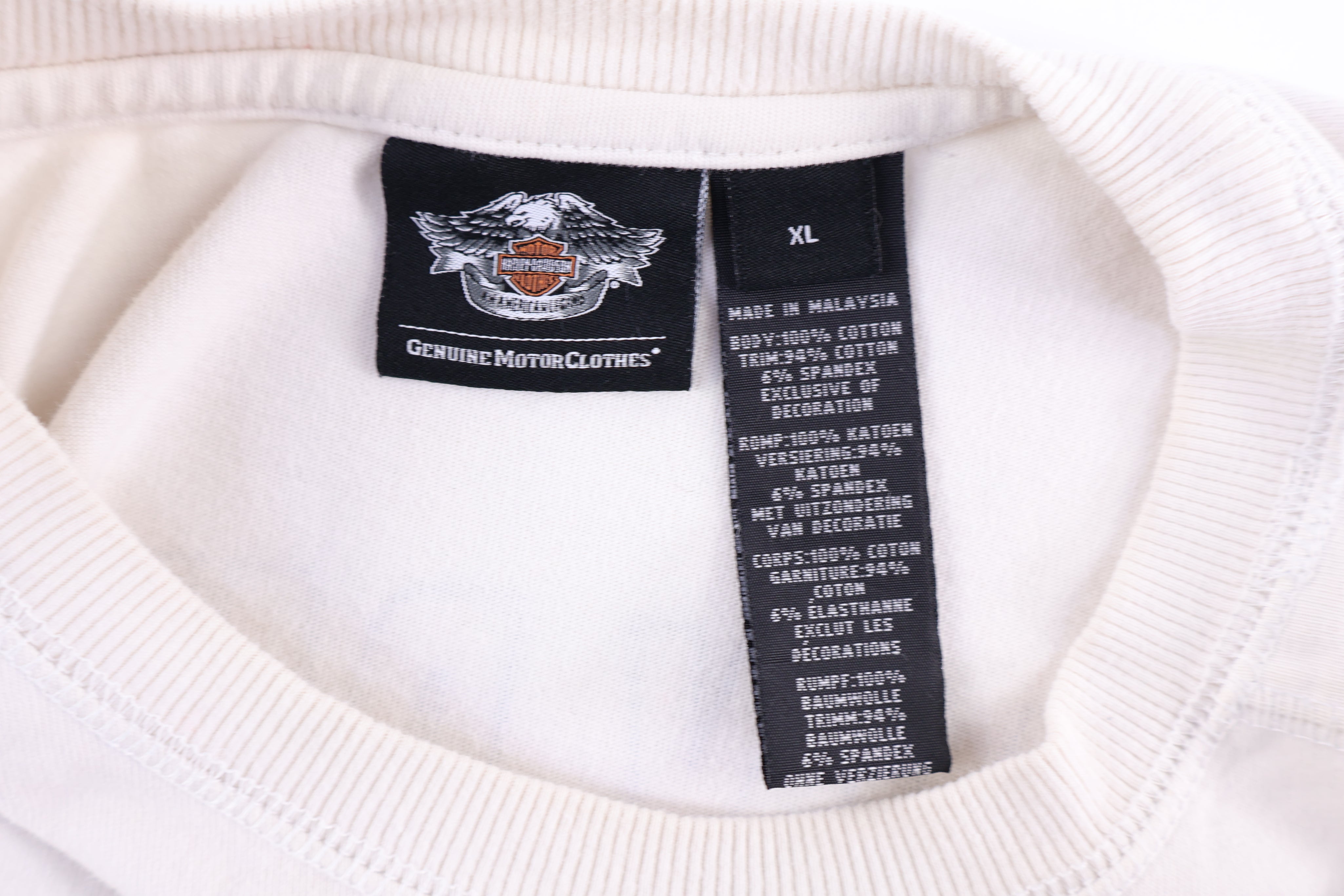 Harley Davidson Motorcycles Flames LS T-shirt
