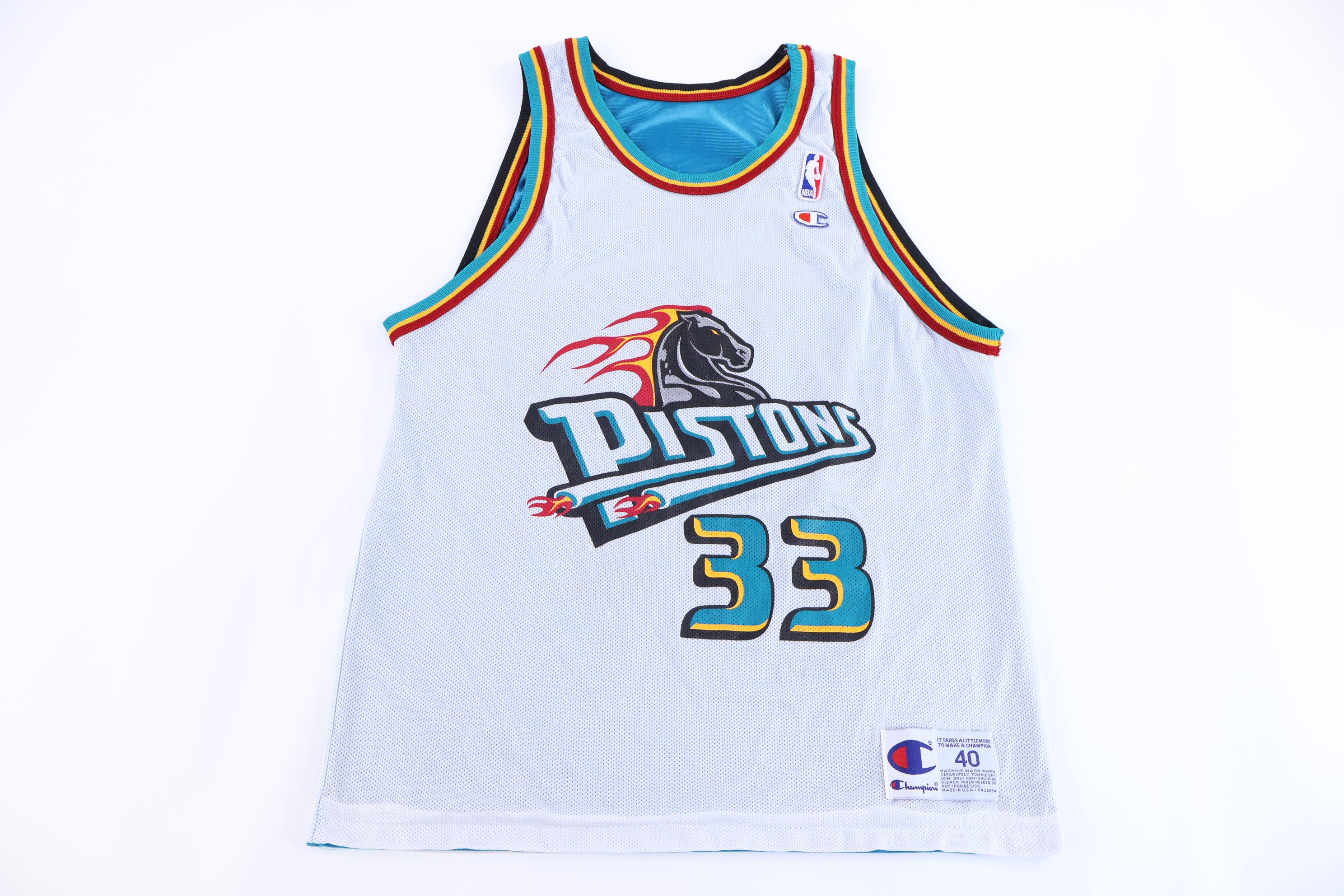 1998/99 Grant Hill Detroit Pistons Basketball Jersey