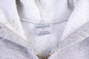 Carhartt Logo Patch Grey Full Zip Hoodie