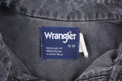 90's Wrangler Western Pattern LS Button Down
