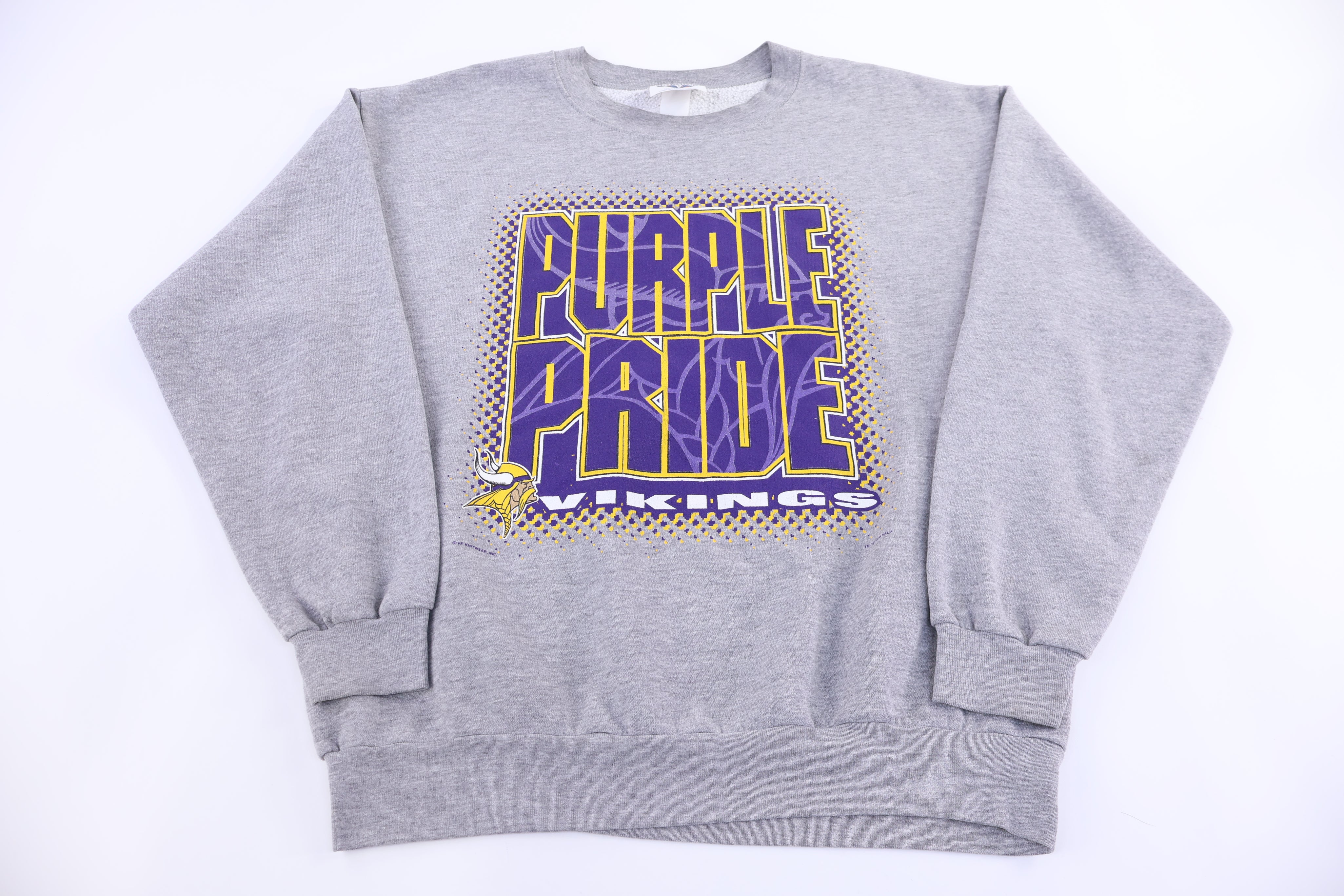 Vintage Minnesota Vikings Football Purple Vikings Sweatshirt