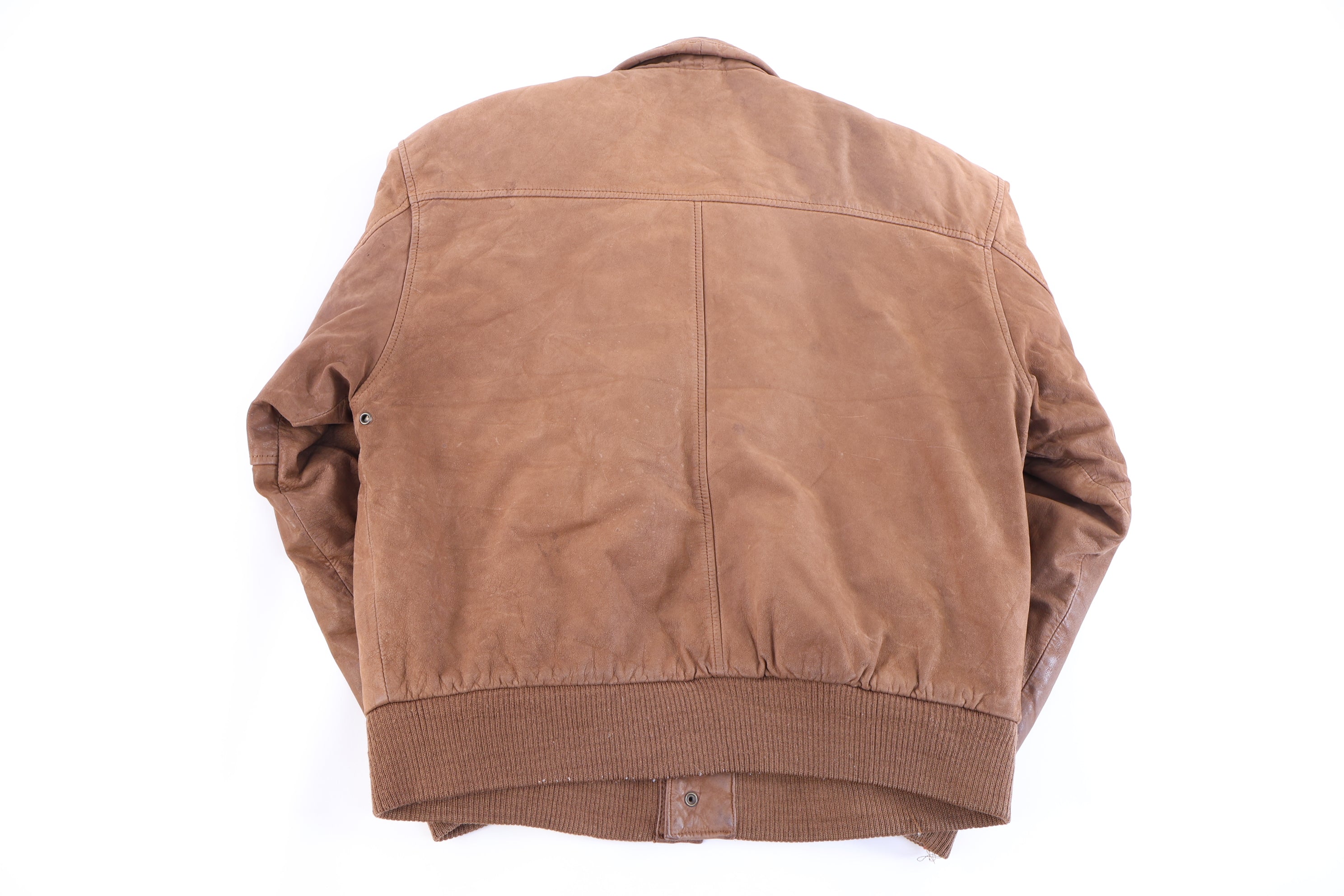 90's G-III Global Identity Brown Leather Jacket