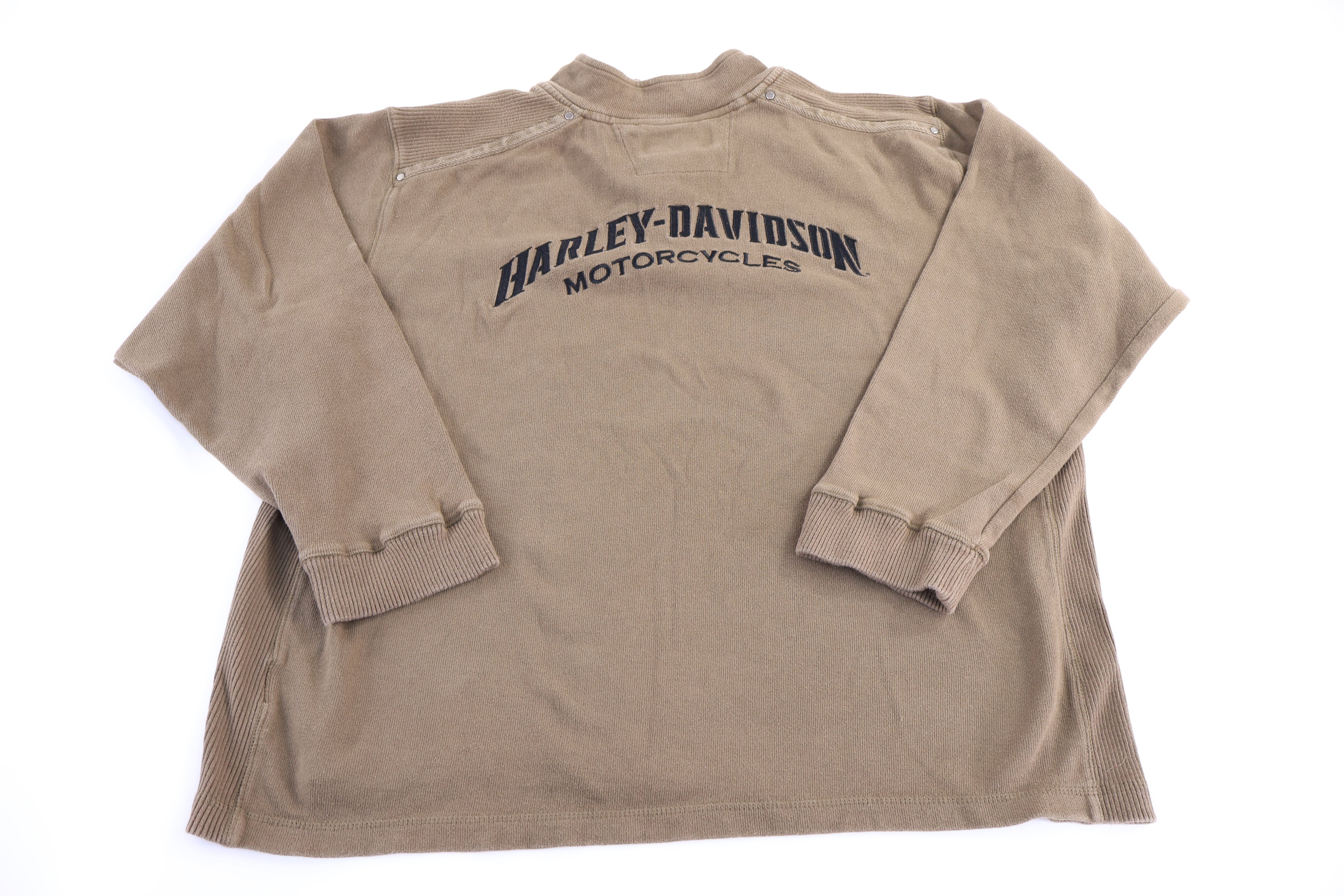 Harley Davidson Motorcycles Quarter Zip Sweater