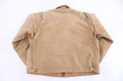 Carhartt Logo Patch Tan Blanket Lined Detroit Jacket