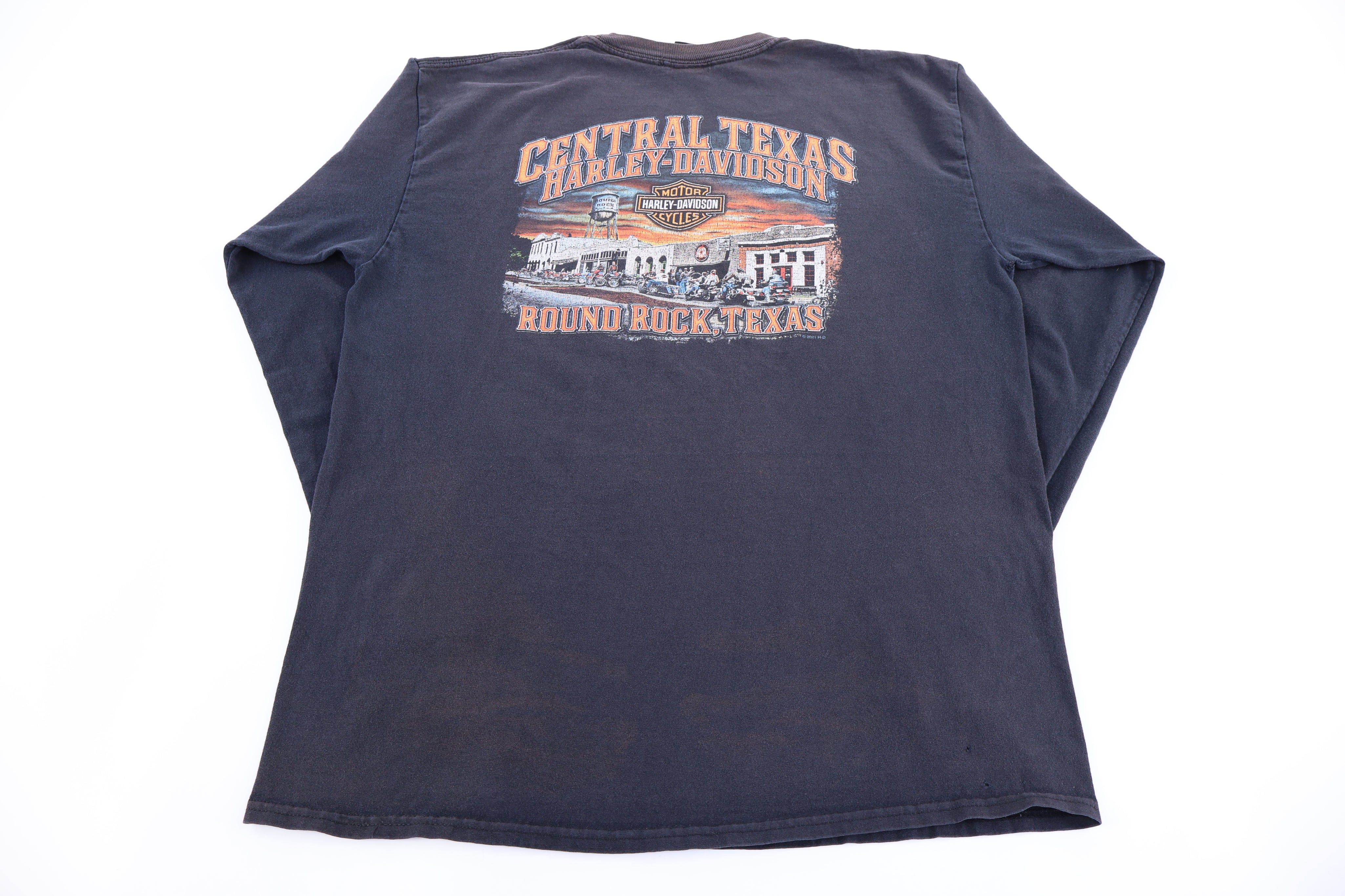 Harley Davidson Motorcyles Texas LS T-shirt